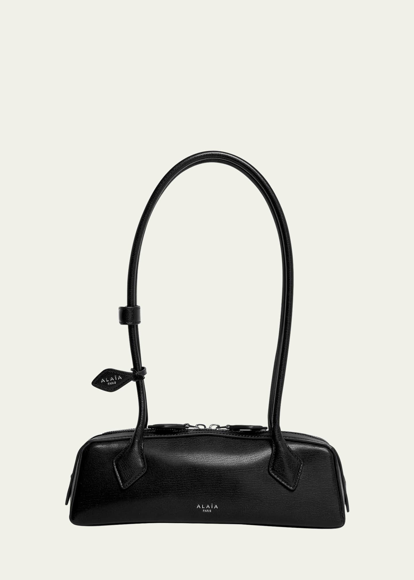ALAIA Le Teckel Small Shoulder Bag in Leather Image 1 of 5