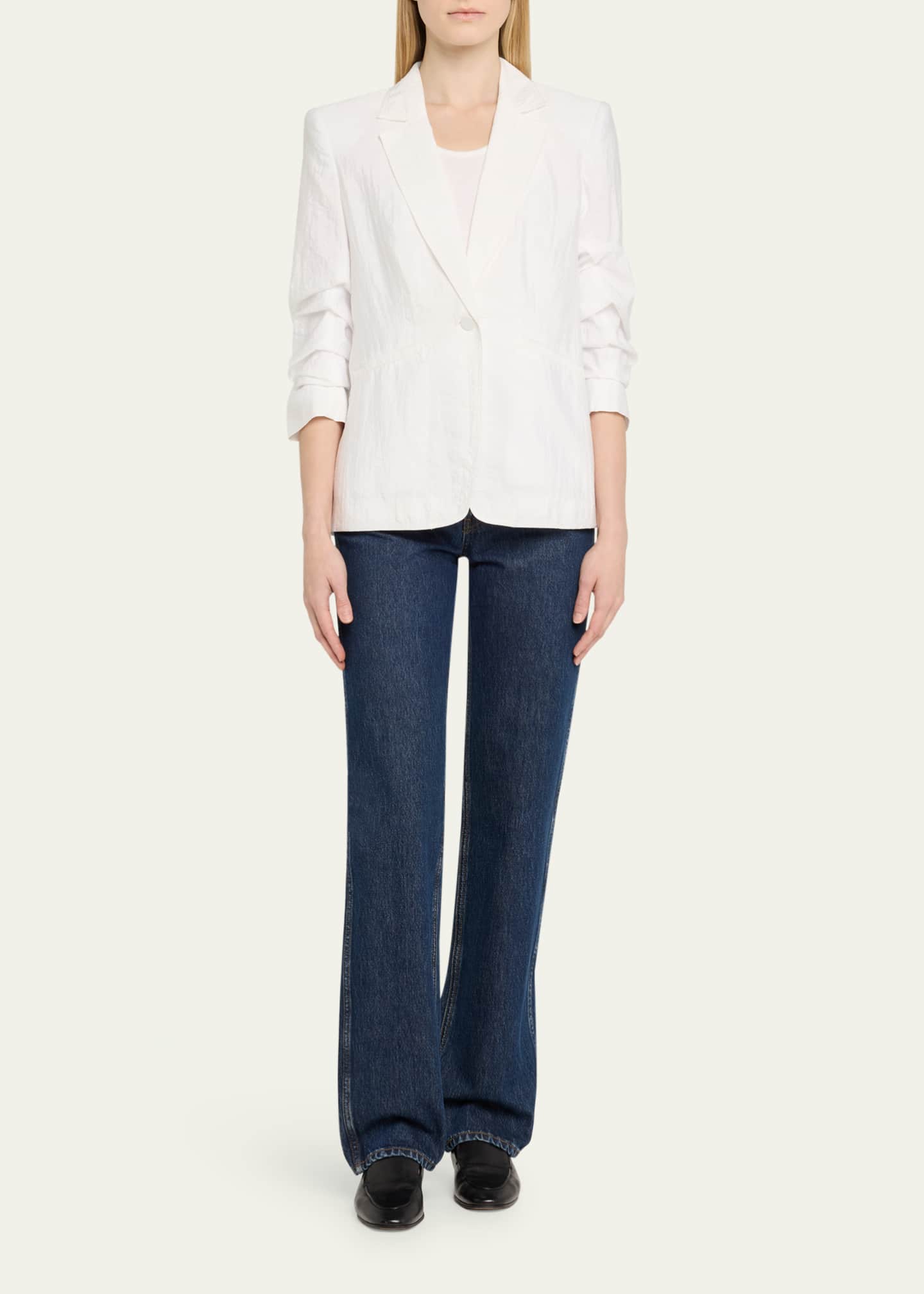 Cinq a Sept Tumbled Woven Khloe Blazer Image 2 of 5