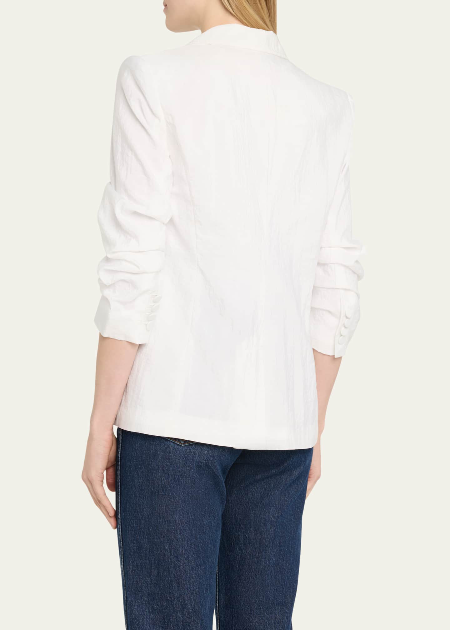 Cinq a Sept Tumbled Woven Khloe Blazer Image 3 of 5