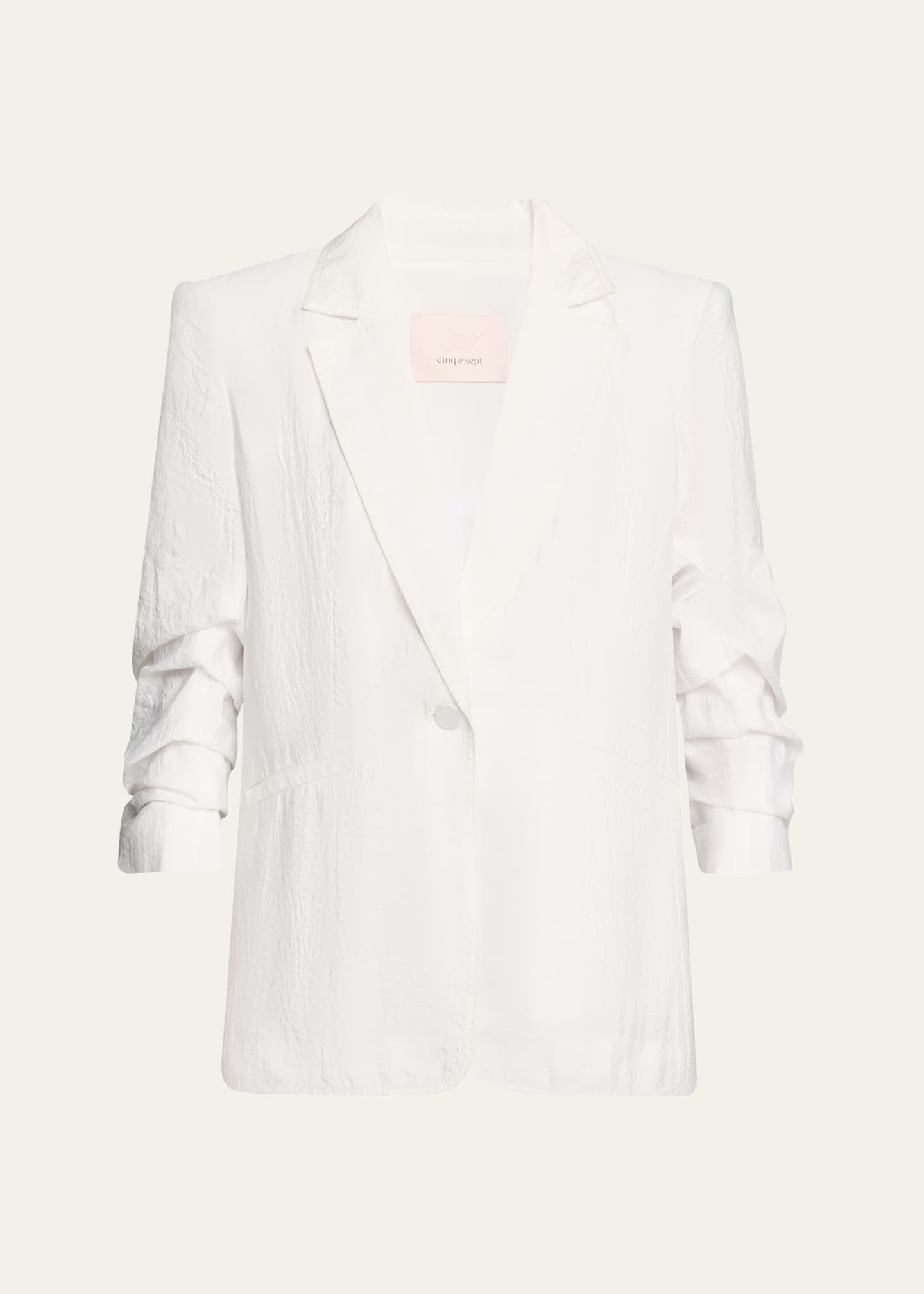 Cinq a Sept Tumbled Woven Khloe Blazer Image 1 of 5