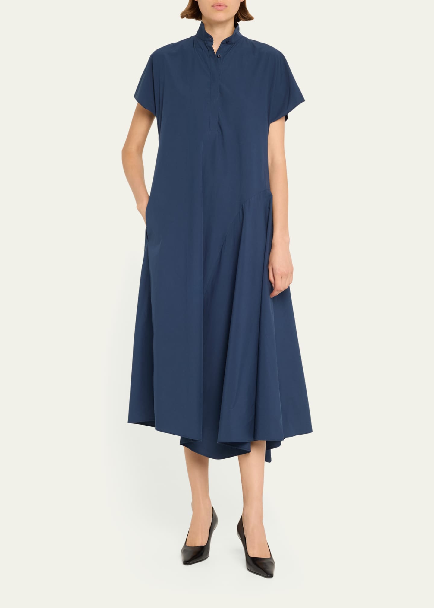 Half Towel Handkerchief Color: Navy