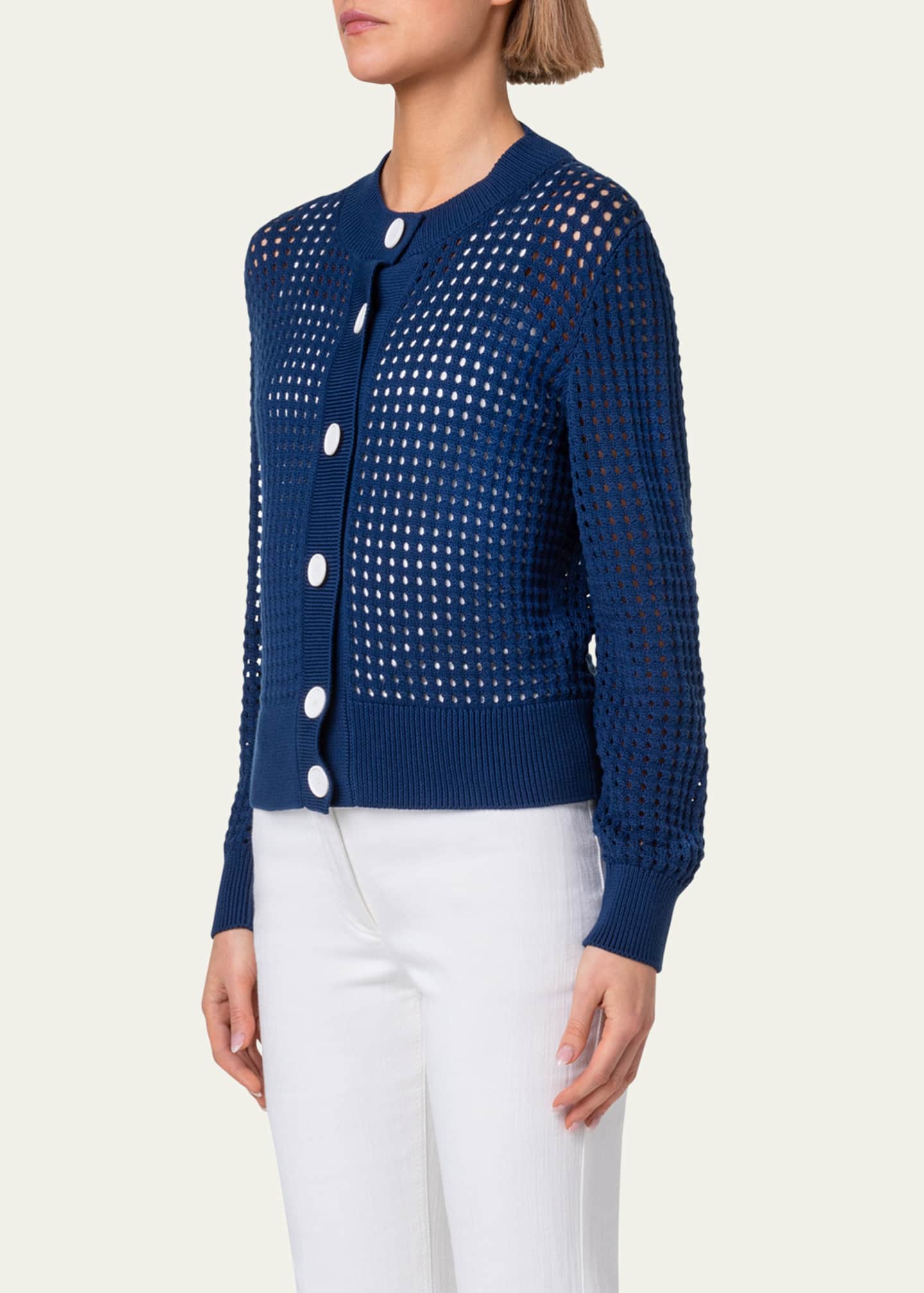 Akris punto cardigan outlet