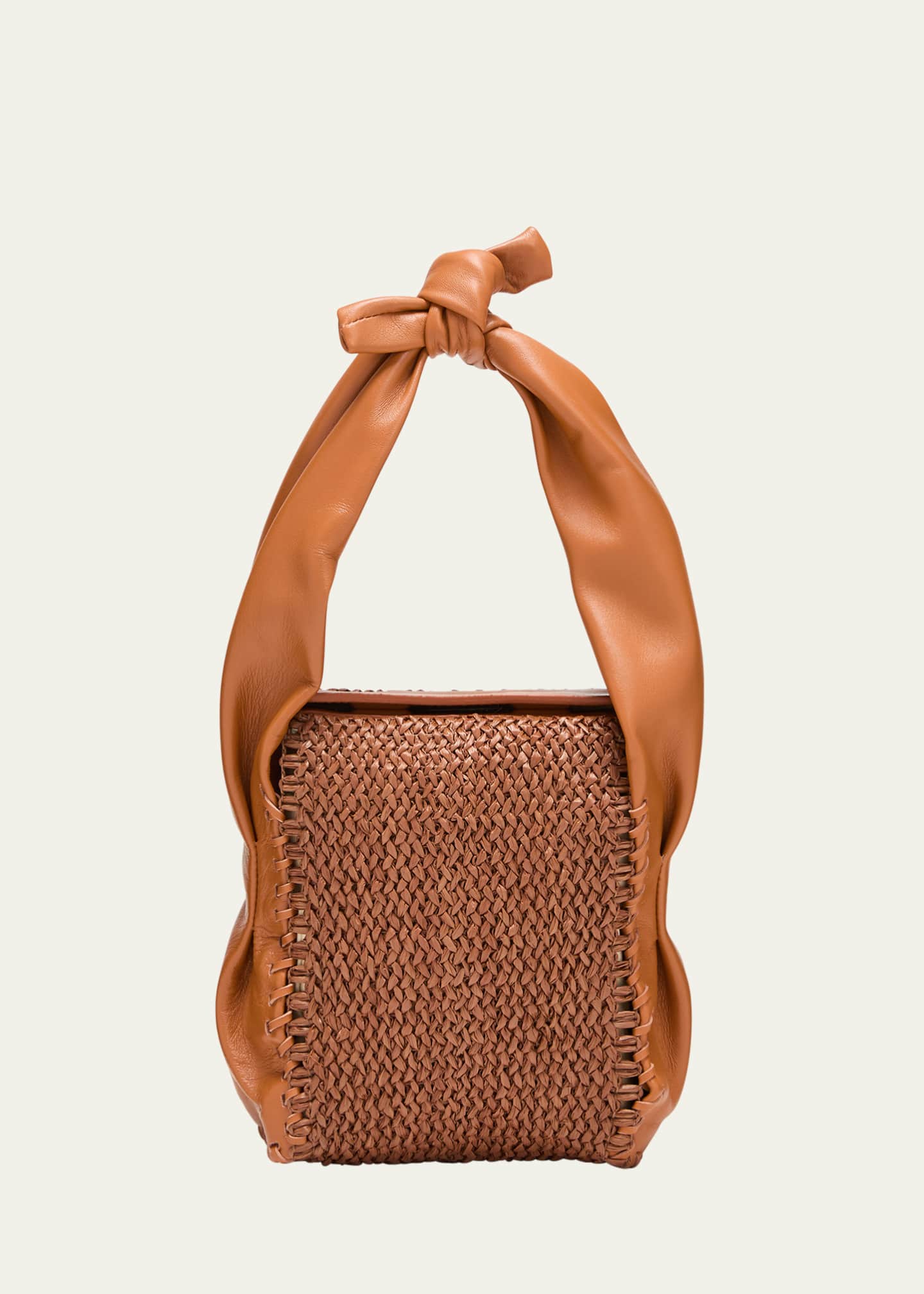 Mango wooden clearance handle leather bag