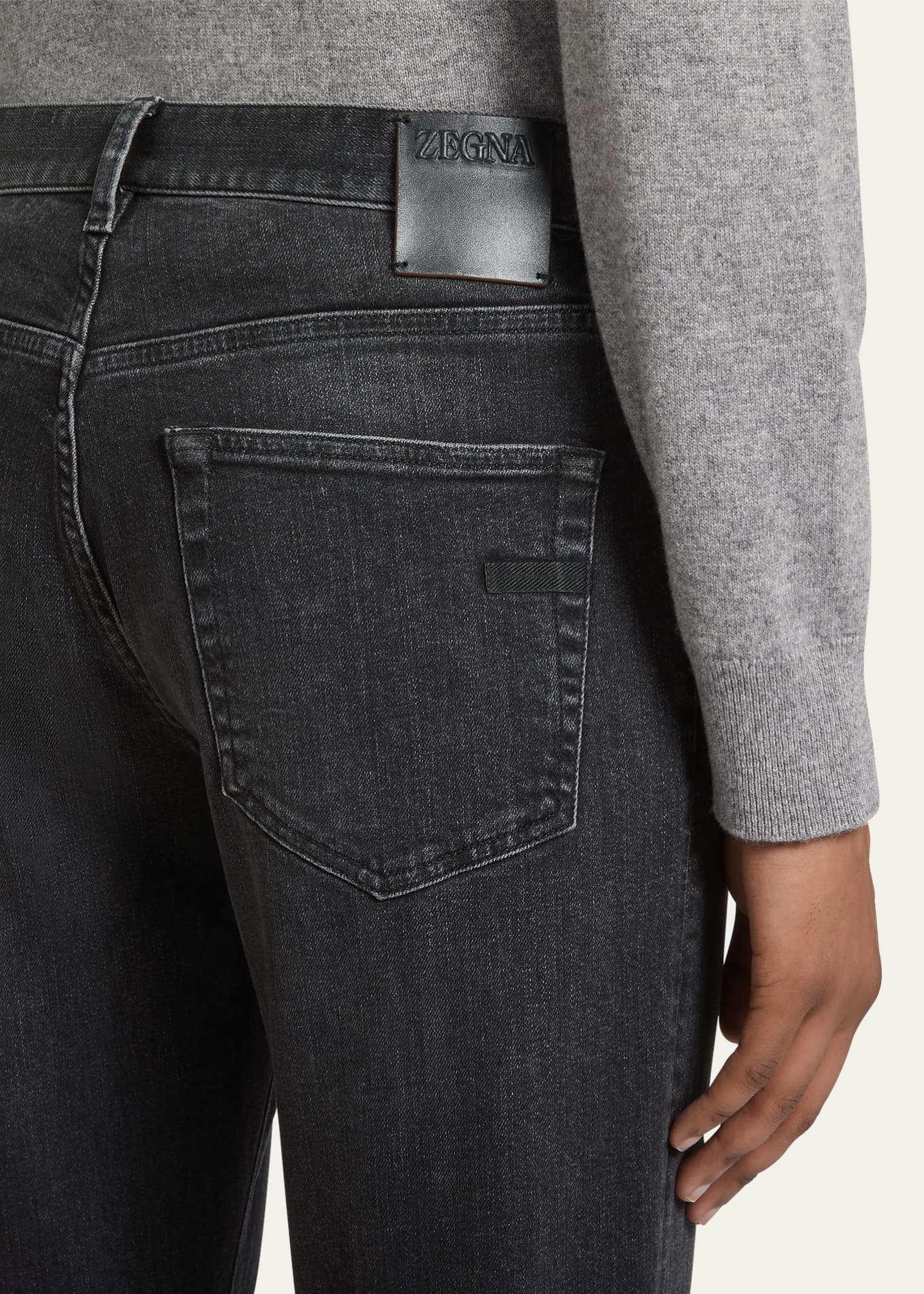 ZEGNA Men's City Fit Classic Jeans Image 4 of 4