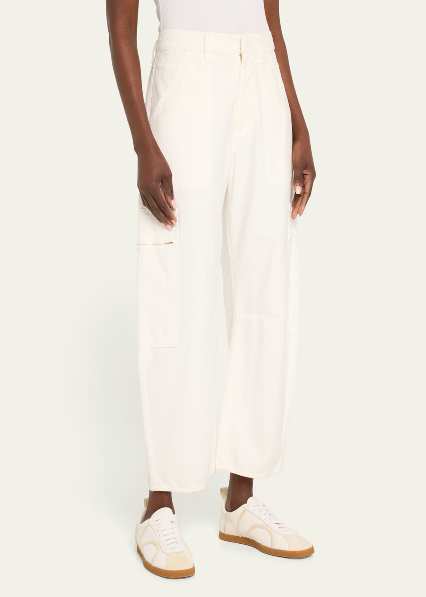 Citizens of Humanity Marcelle Straight Twill Cargo Pants Image 4 of 5