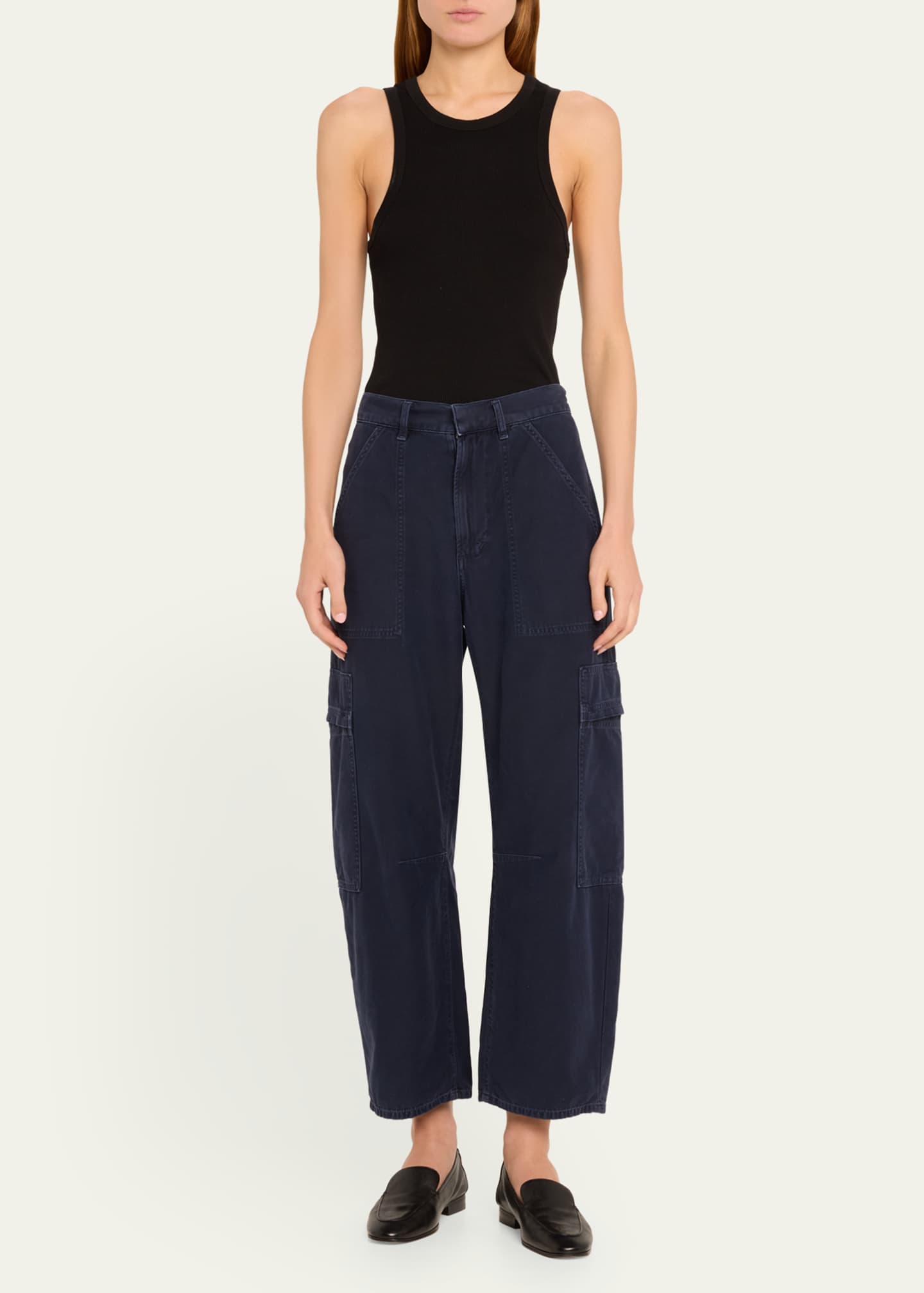 Citizens of Humanity Marcelle Straight Twill Cargo Pants Image 2 of 5