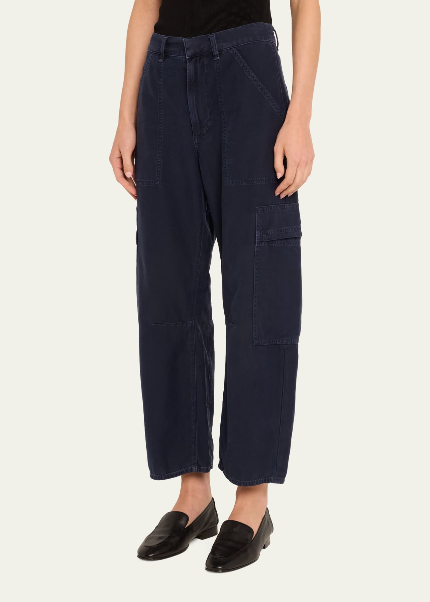 Citizens of Humanity Marcelle Straight Twill Cargo Pants Image 4 of 5