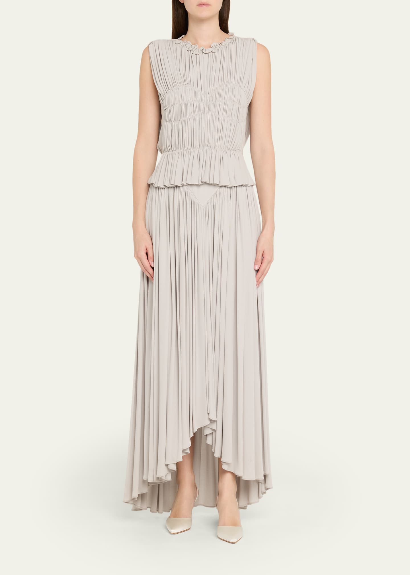 Carolyne Satin Slingback Pumps