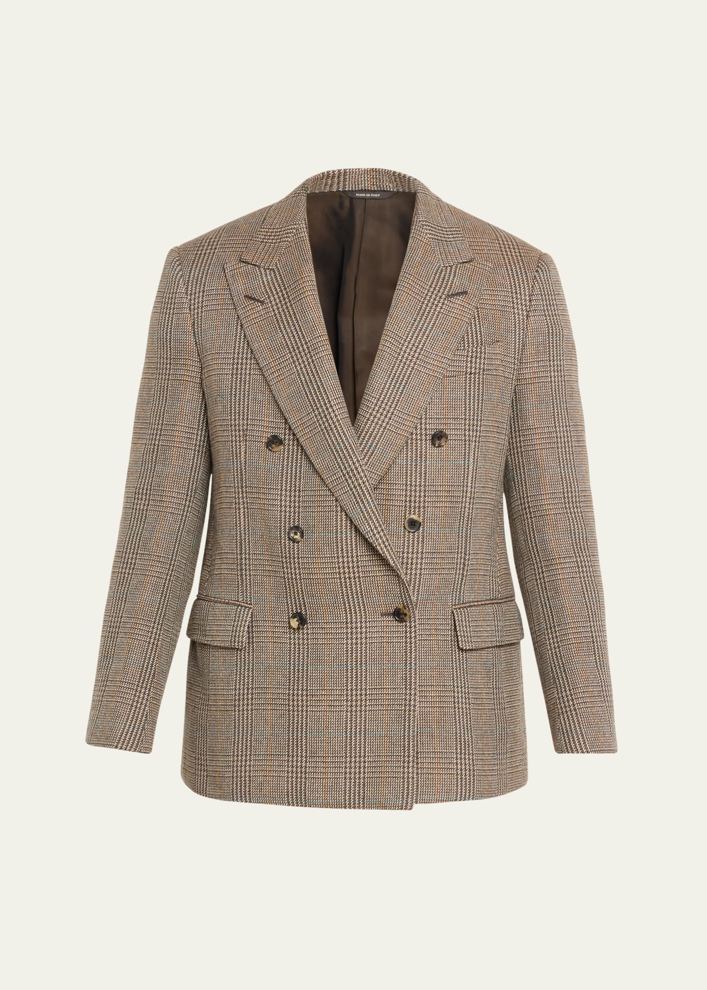 Loro Piana Men's Milano Double-Breasted Sport Coat Image 1 of 5