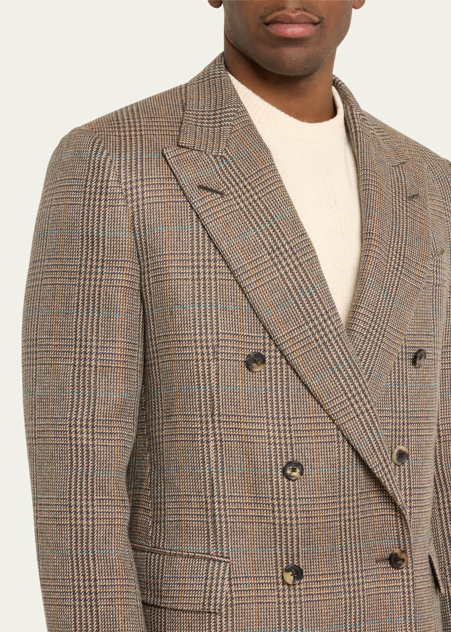 Loro Piana Men's Milano Double-Breasted Sport Coat Image 5 of 5