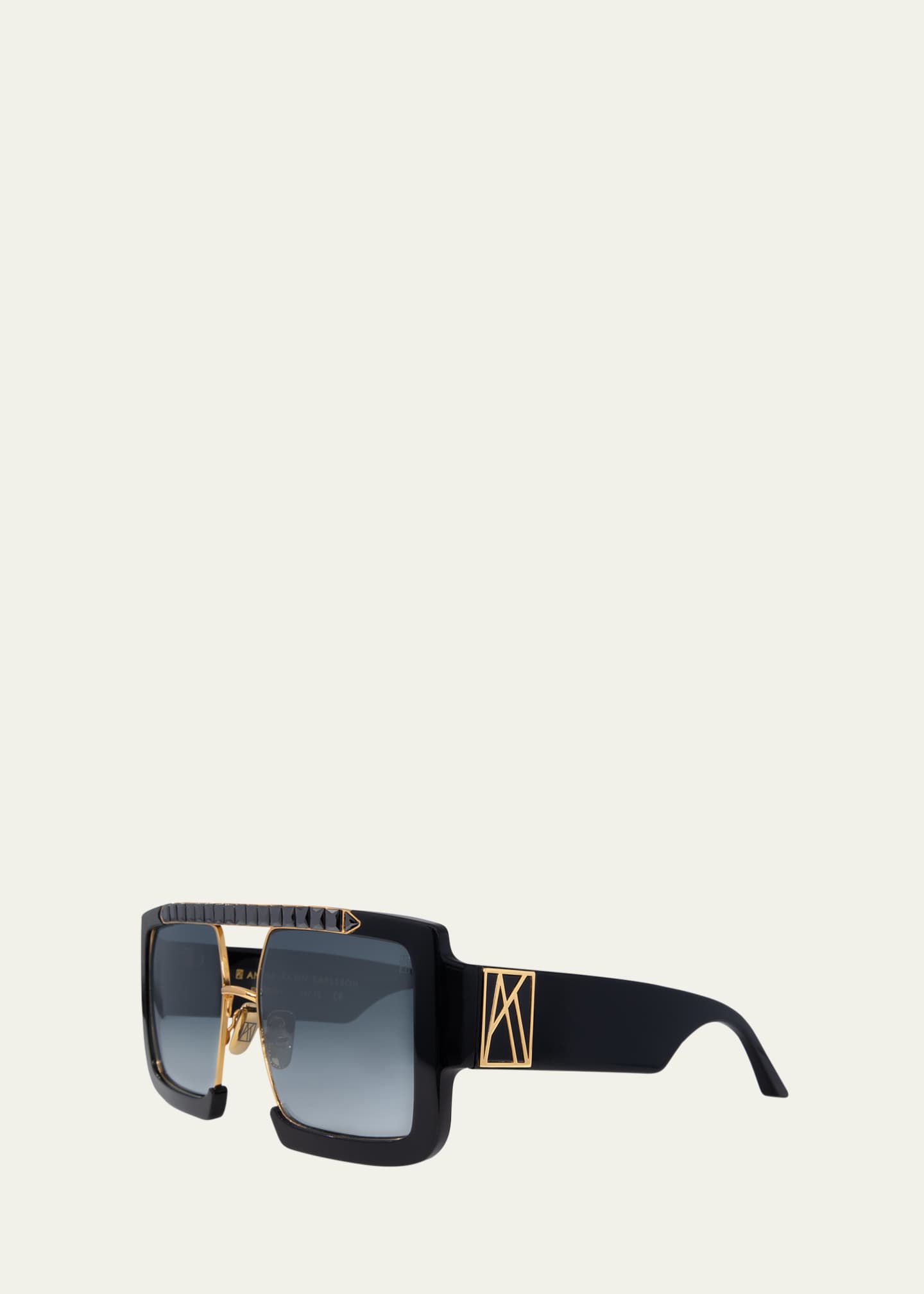 Anna-Karin Karlsson Le Swag Stainless Steel Square-Shaped Aviator ...