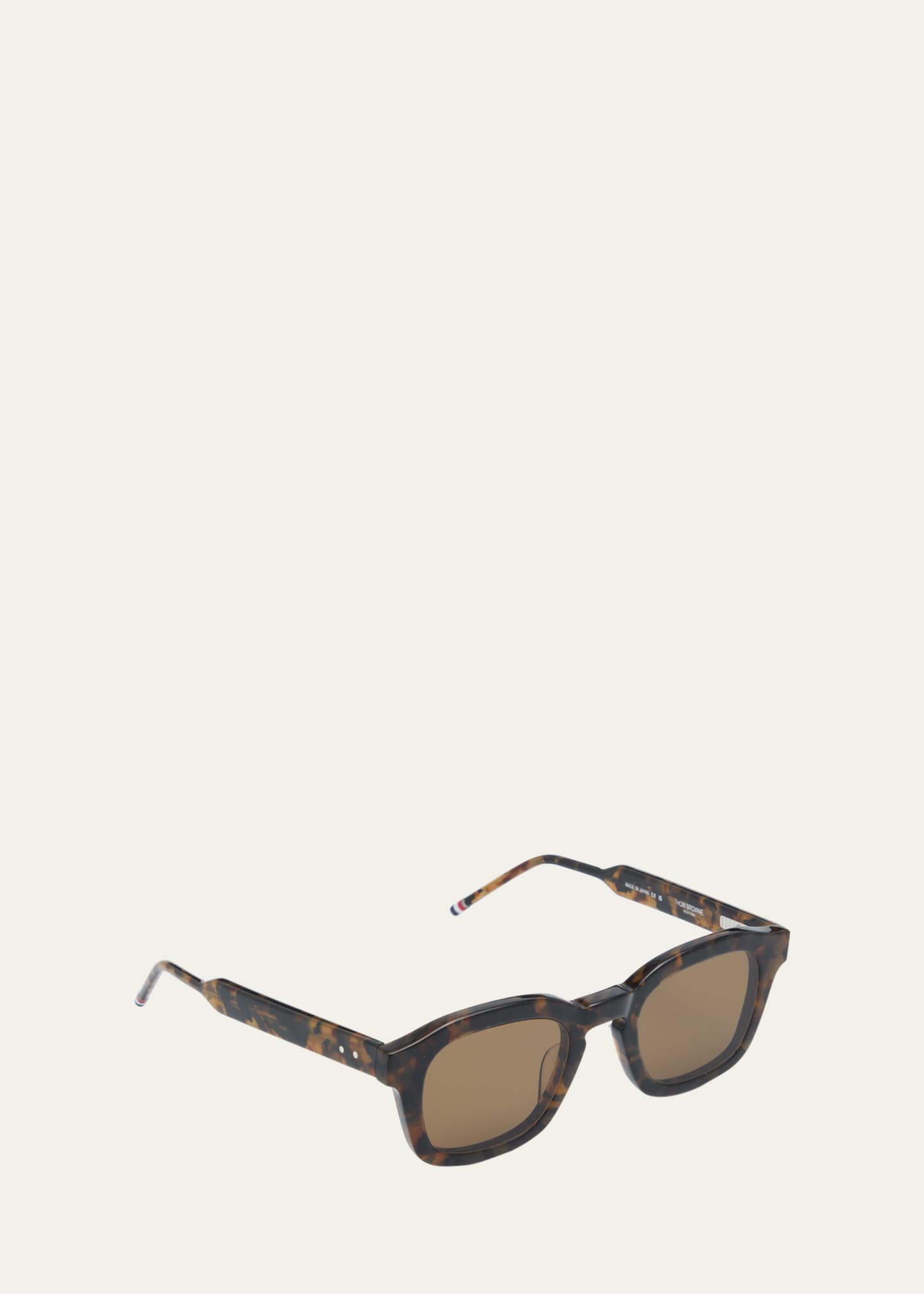 Thom Browne Men's Acetate Rectangle Sunglasses Image 3 of 3