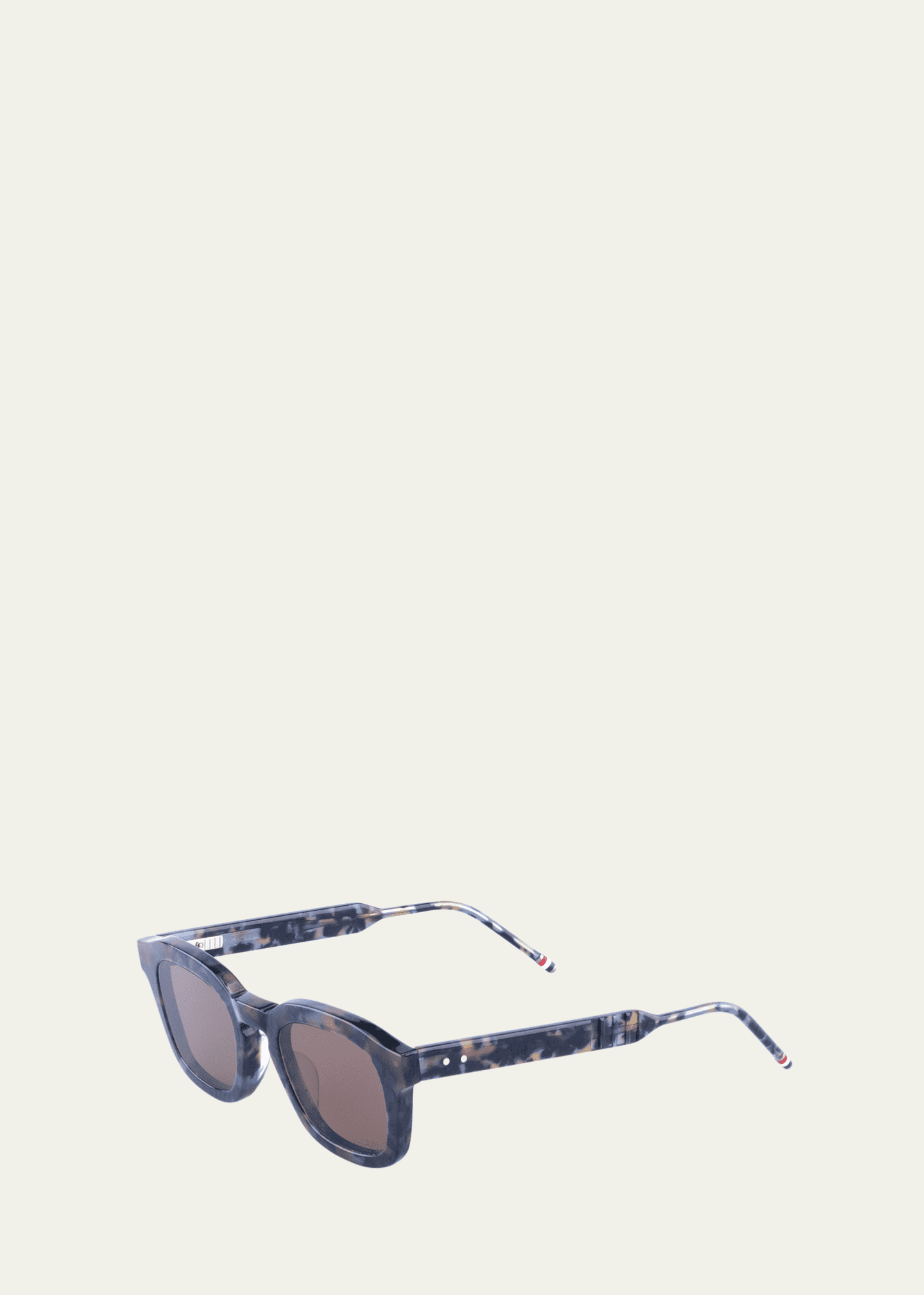Thom Browne Men's Acetate Rectangle Sunglasses Image 2 of 3