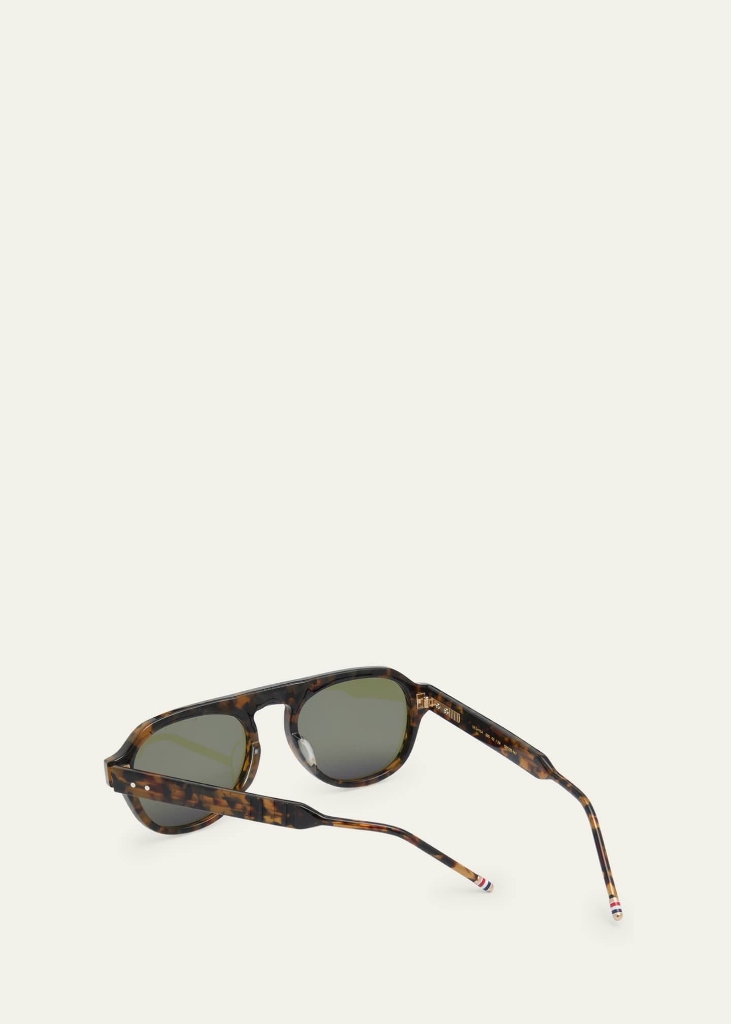Thom Browne Men's Acetate Oval Sunglasses Image 3 of 5