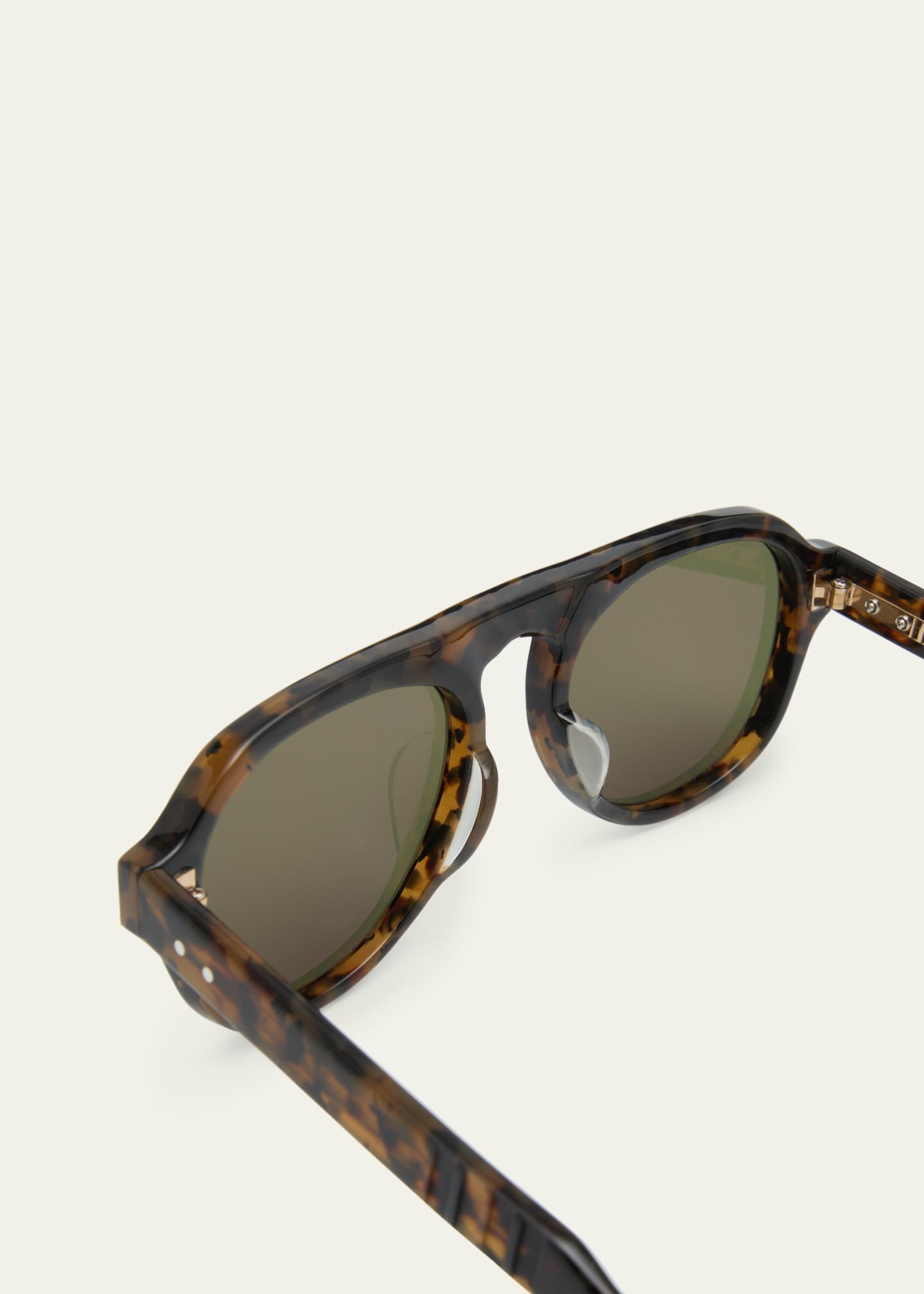 Thom Browne Men's Acetate Oval Sunglasses Image 4 of 5
