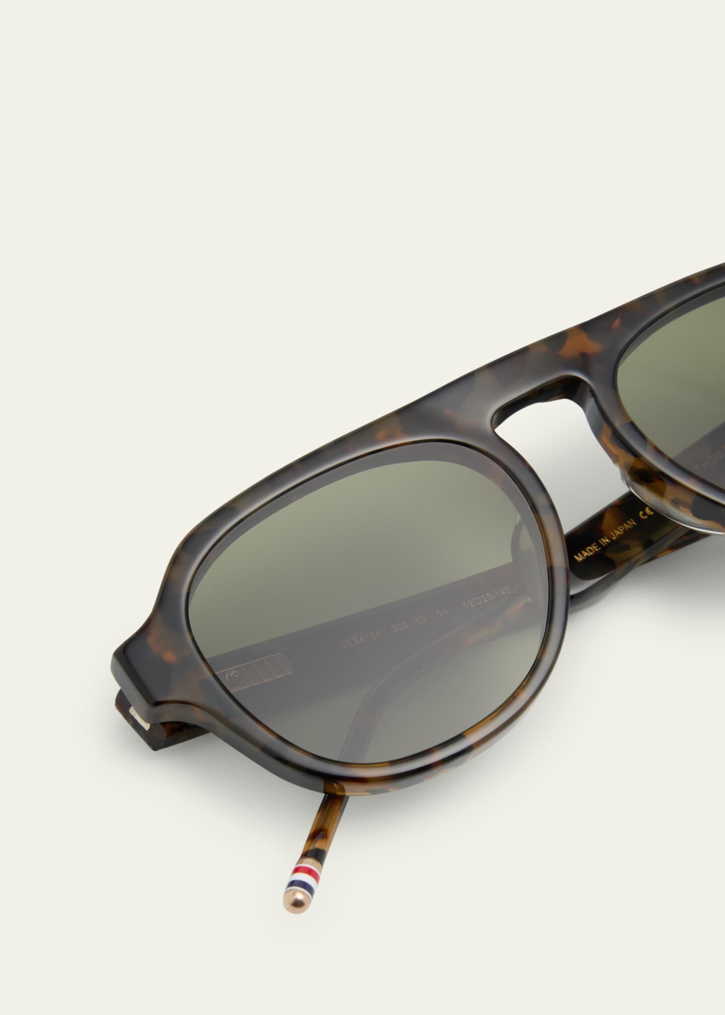 Thom Browne Men's Acetate Oval Sunglasses Image 5 of 5