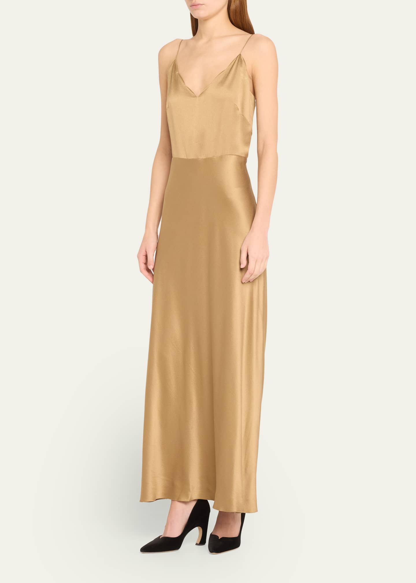 X Atelier Jolie Long Silk Coat