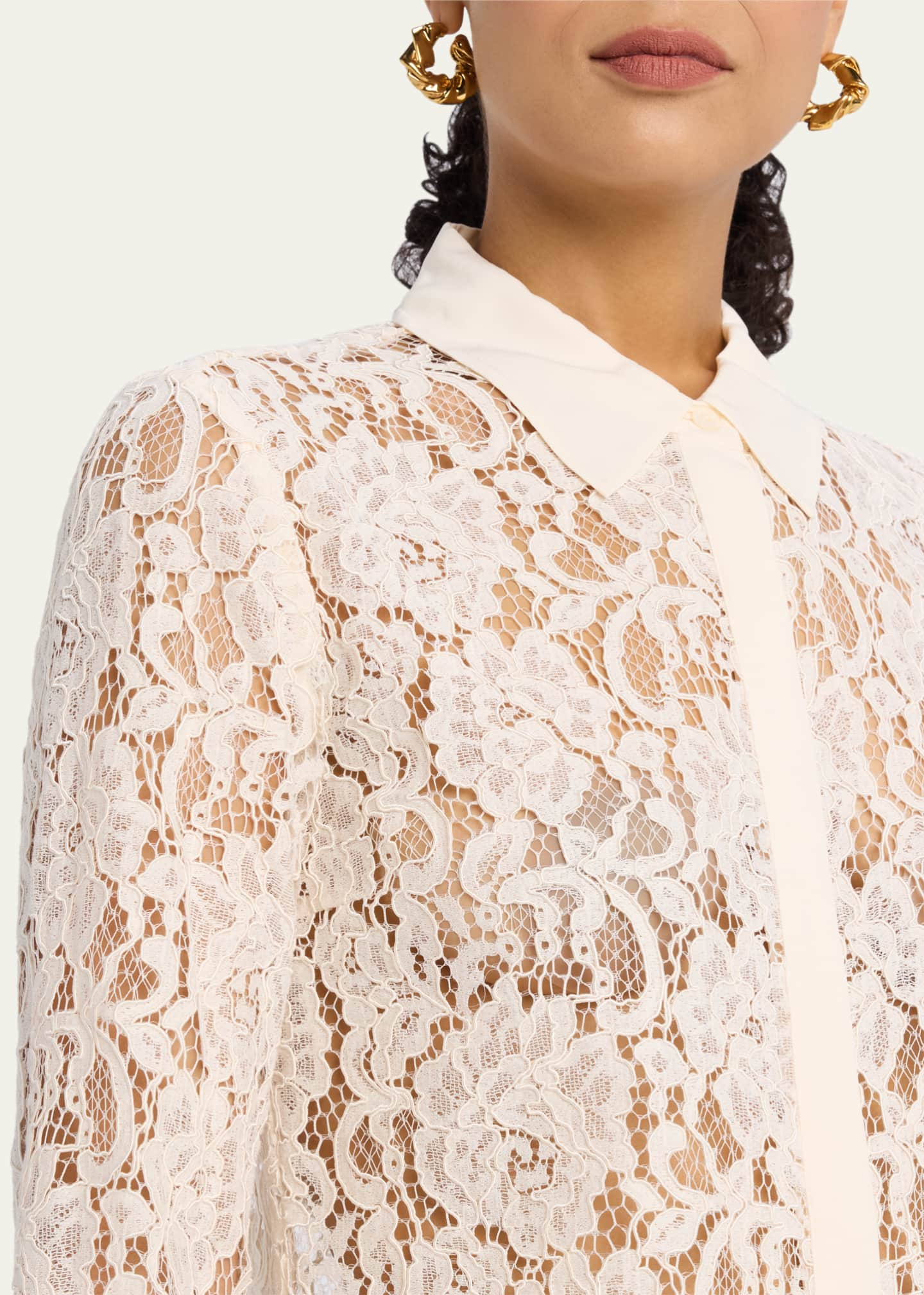 L’agence Mara Lapel Relaxed Blouse
