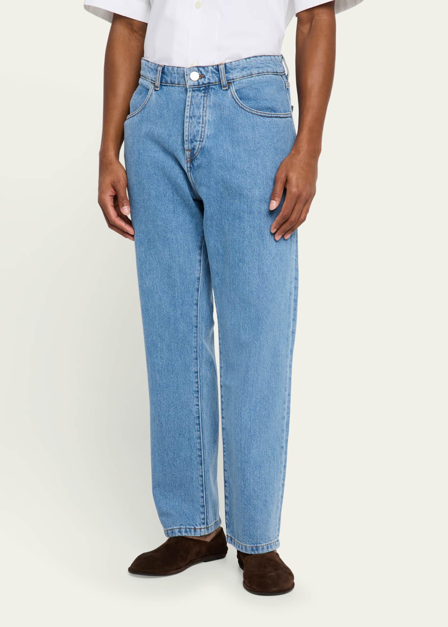 Les Coyotes De Paris Men's Straight-Leg Jeans Image 4 of 5