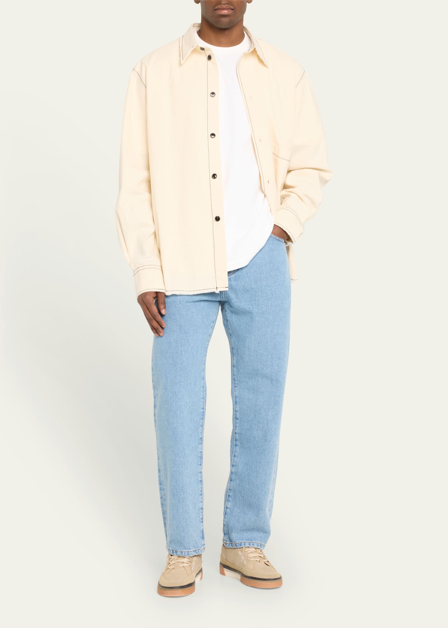 Les Coyotes De Paris Men's Straight-Leg Jeans Image 2 of 5
