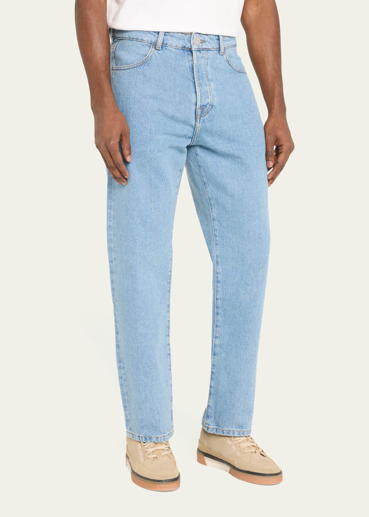 Les Coyotes De Paris Men's Straight-Leg Jeans Image 4 of 5