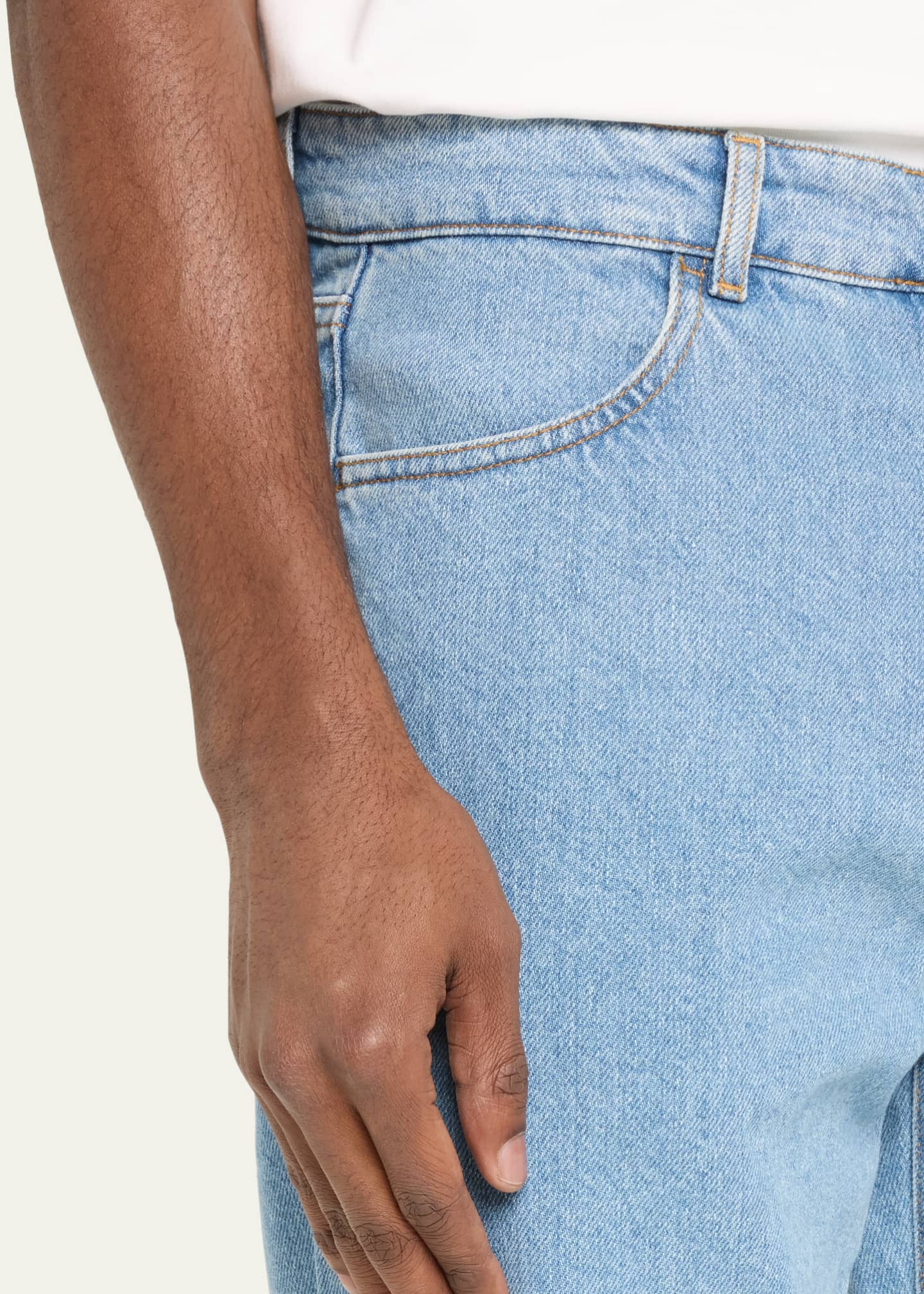 Les Coyotes De Paris Men's Straight-Leg Jeans Image 5 of 5