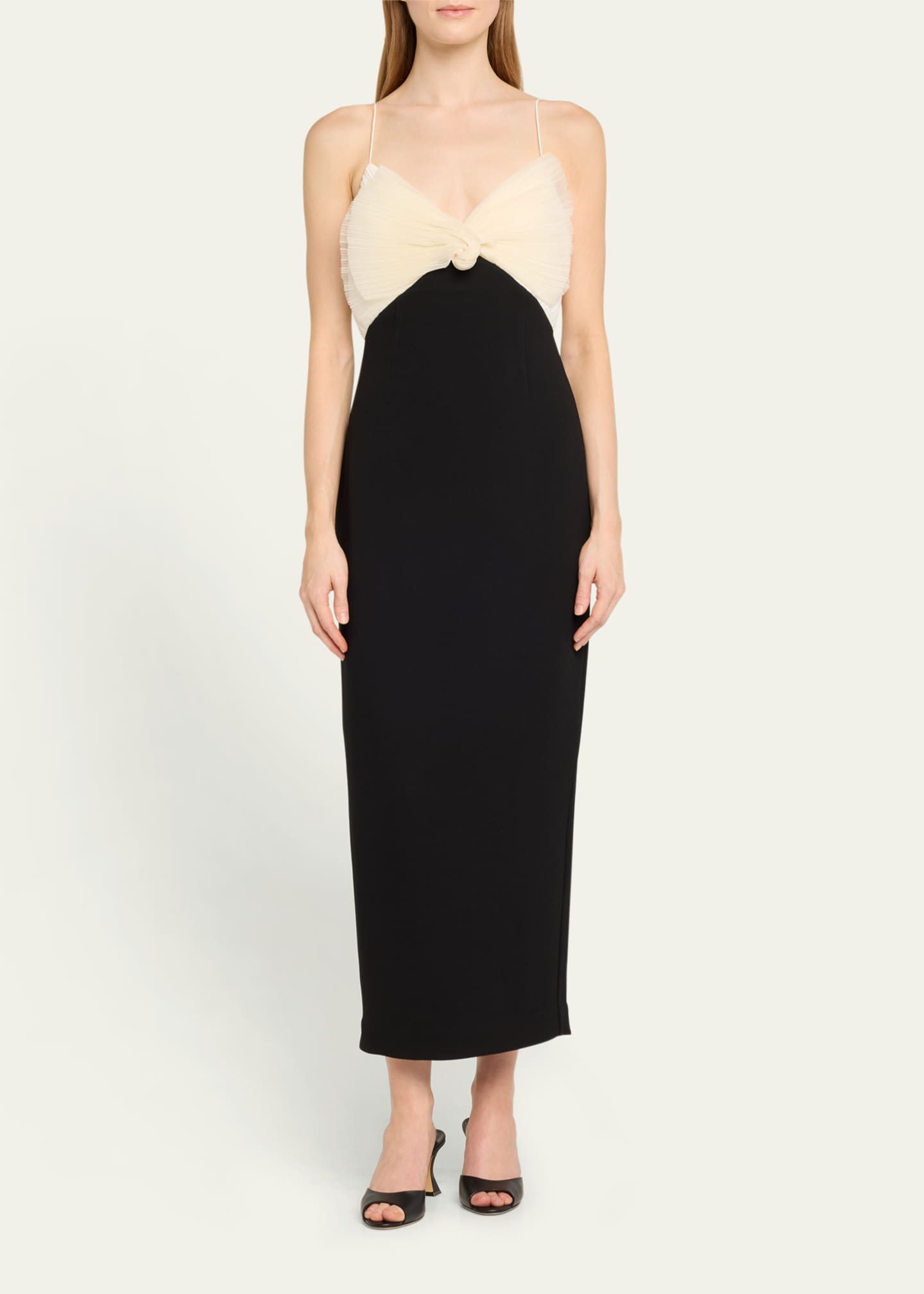 Rachel Gilbert July Column Dress with Bow Detail Image 2 of 5