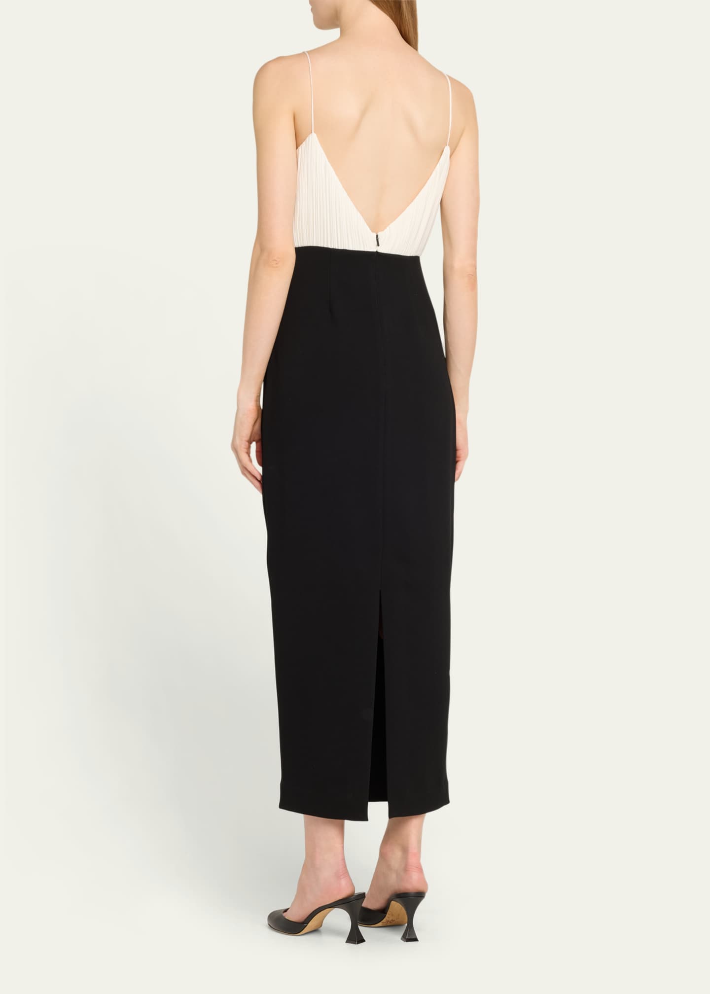 Rachel Gilbert July Column Dress with Bow Detail Image 3 of 5