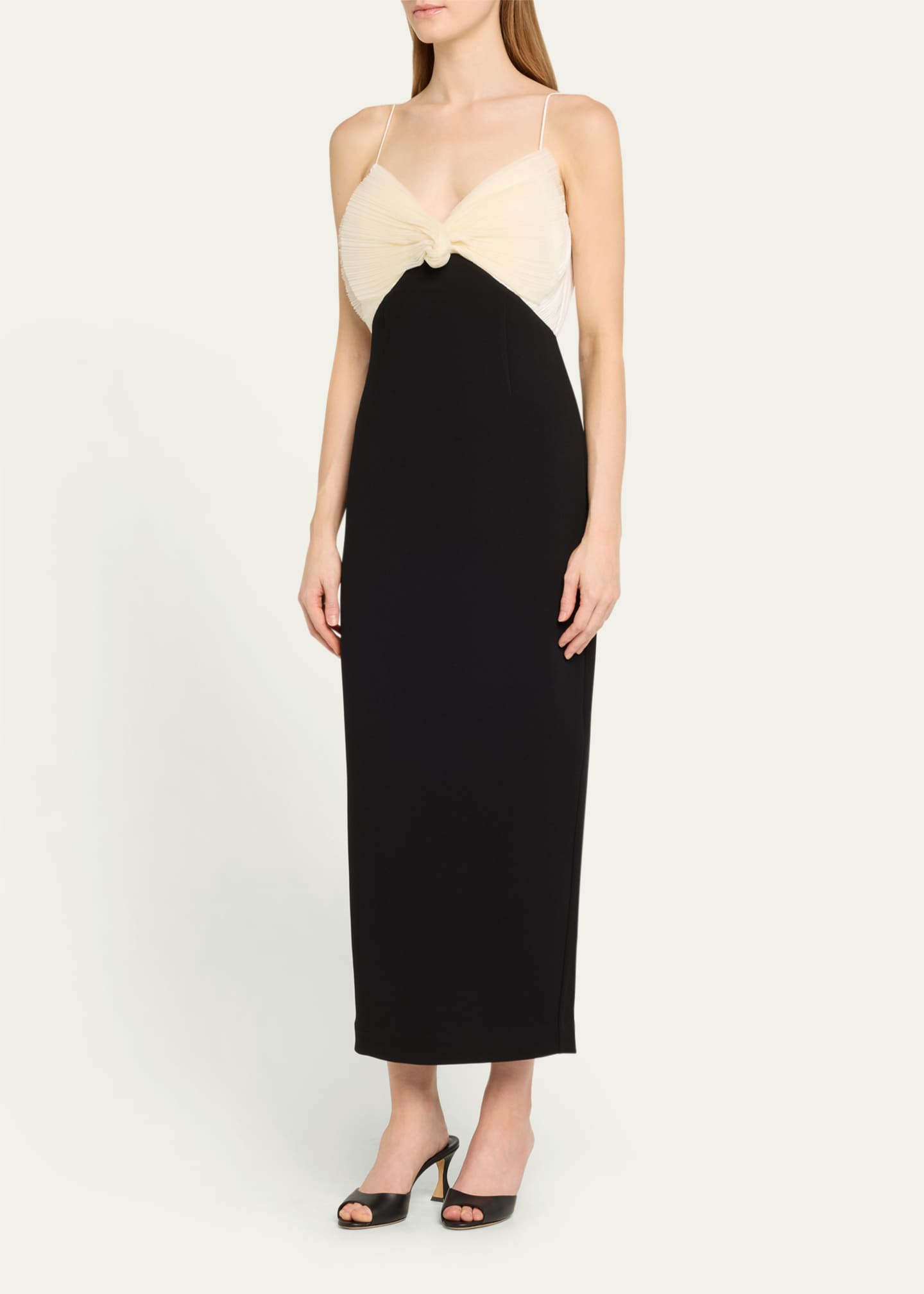 Rachel Gilbert July Column Dress with Bow Detail Image 4 of 5