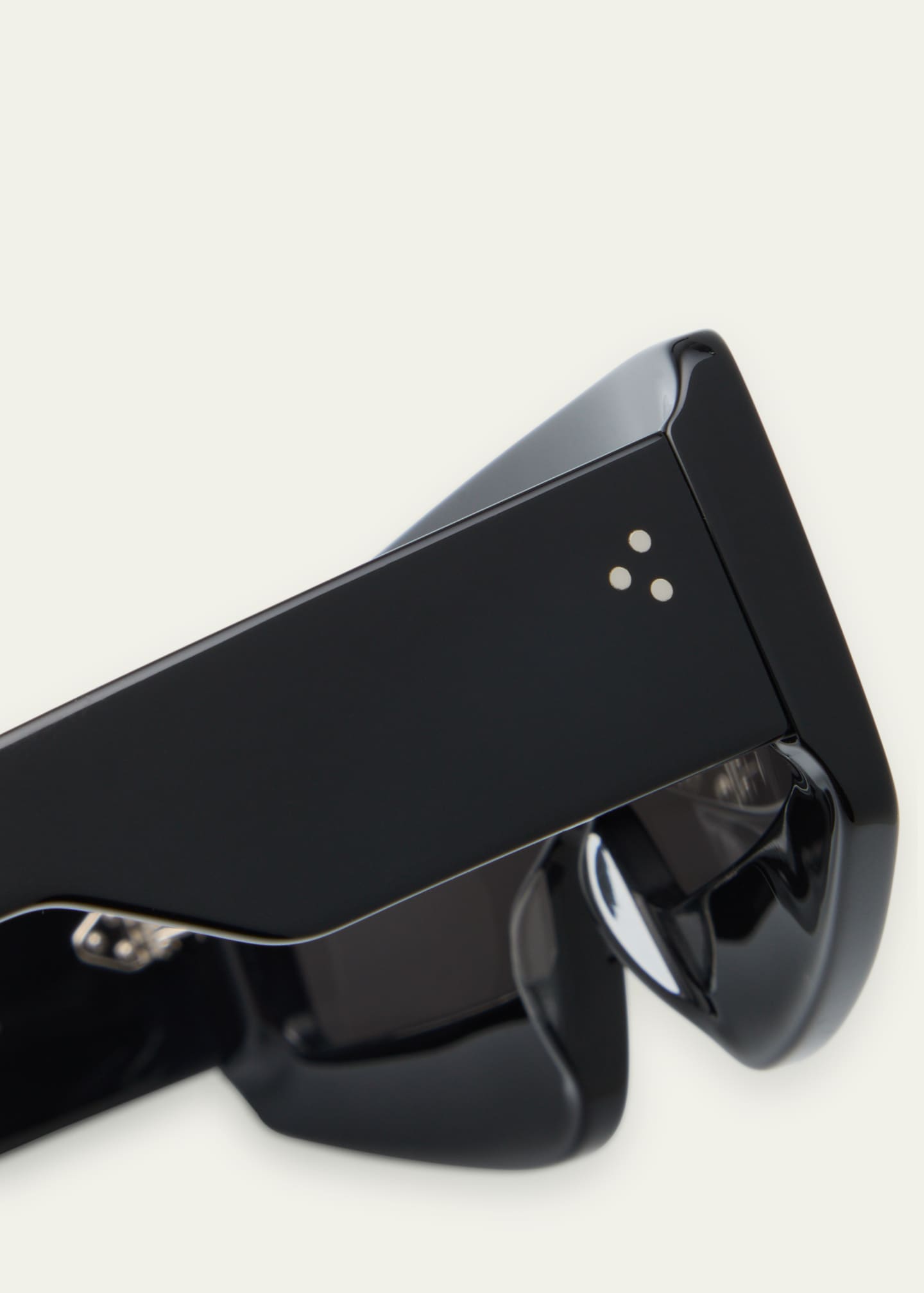 Rick Owens Men's Phleg Acetate Rectangle Sunglasses Image 5 of 5