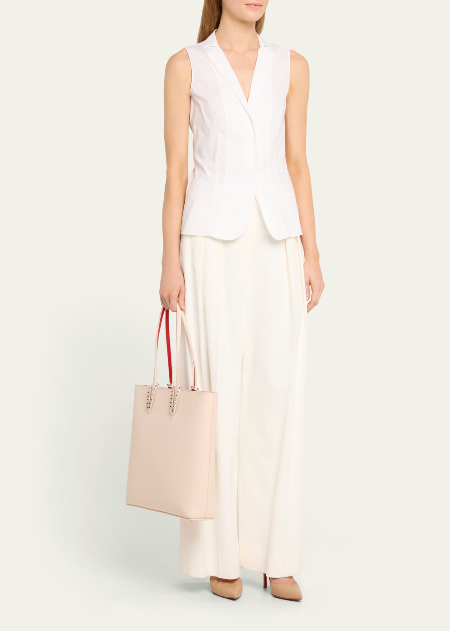 Christian Louboutin Cabata Zipped NS Tote in Leather - Bergdorf