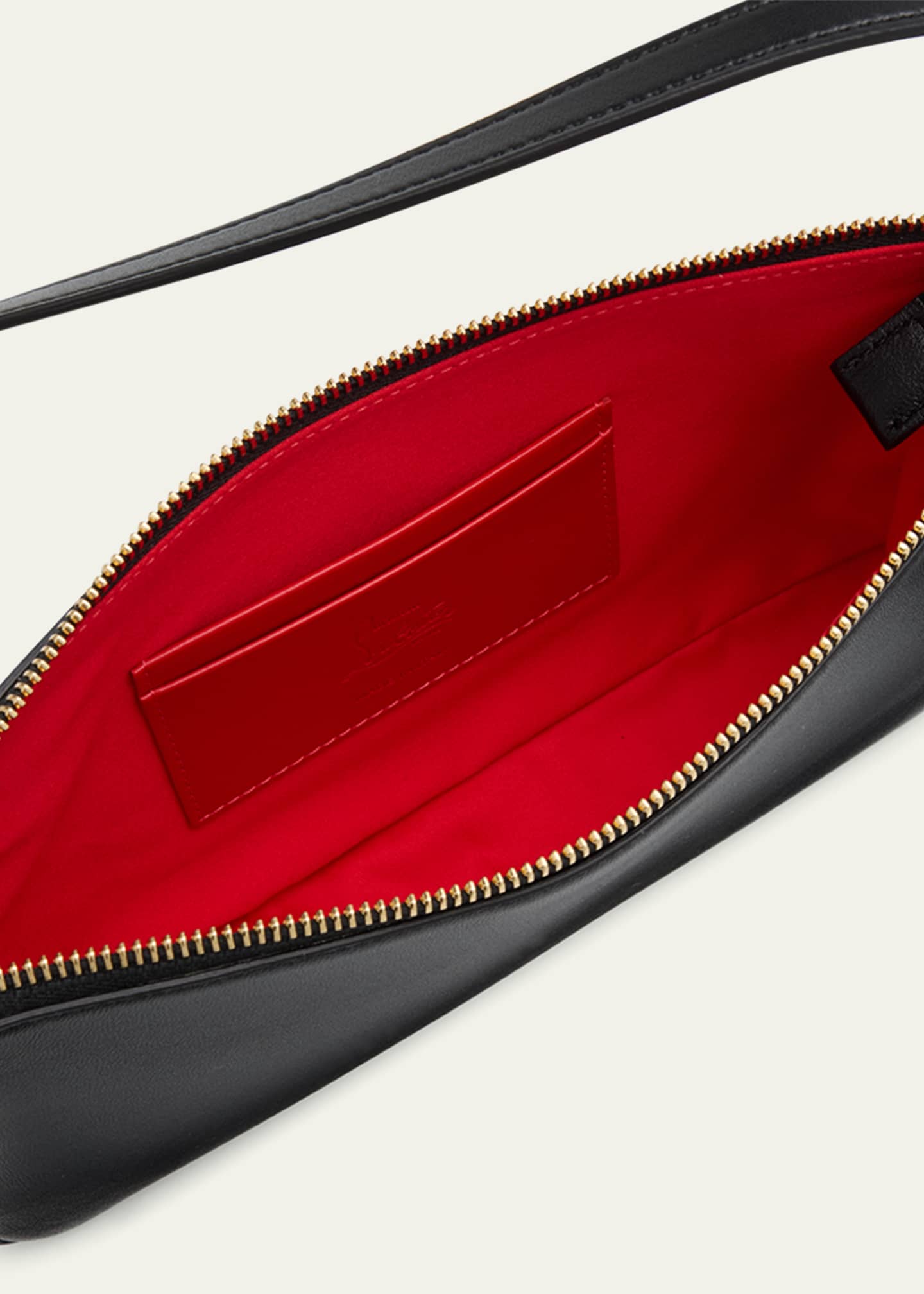 Christian Louboutin Loubila Shoulder Bag Black Red
