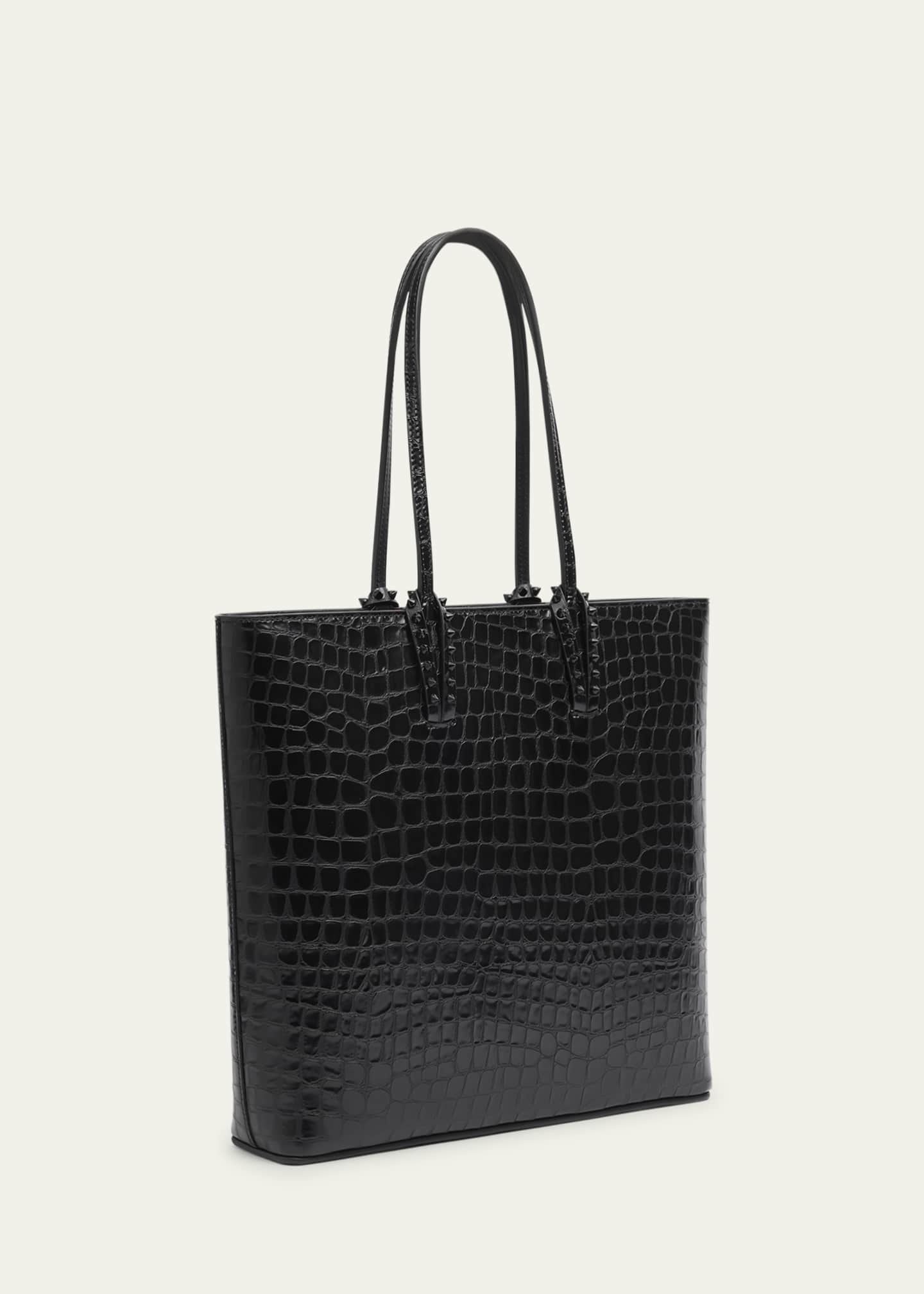 Christian Louboutin Cabata Zipped NS Tote in Aligator Embossed Leather Image 3 of 5