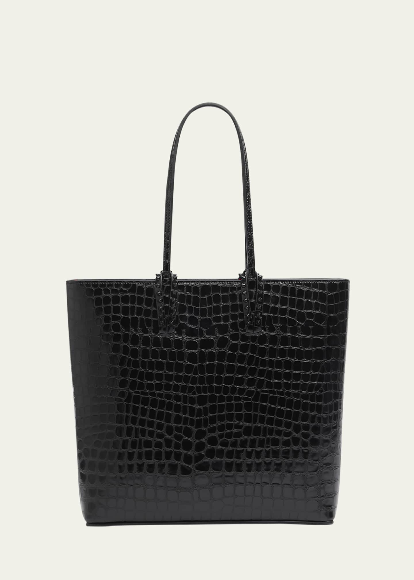 Christian Louboutin Cabata Zipped NS Tote in Aligator Embossed Leather Image 1 of 5