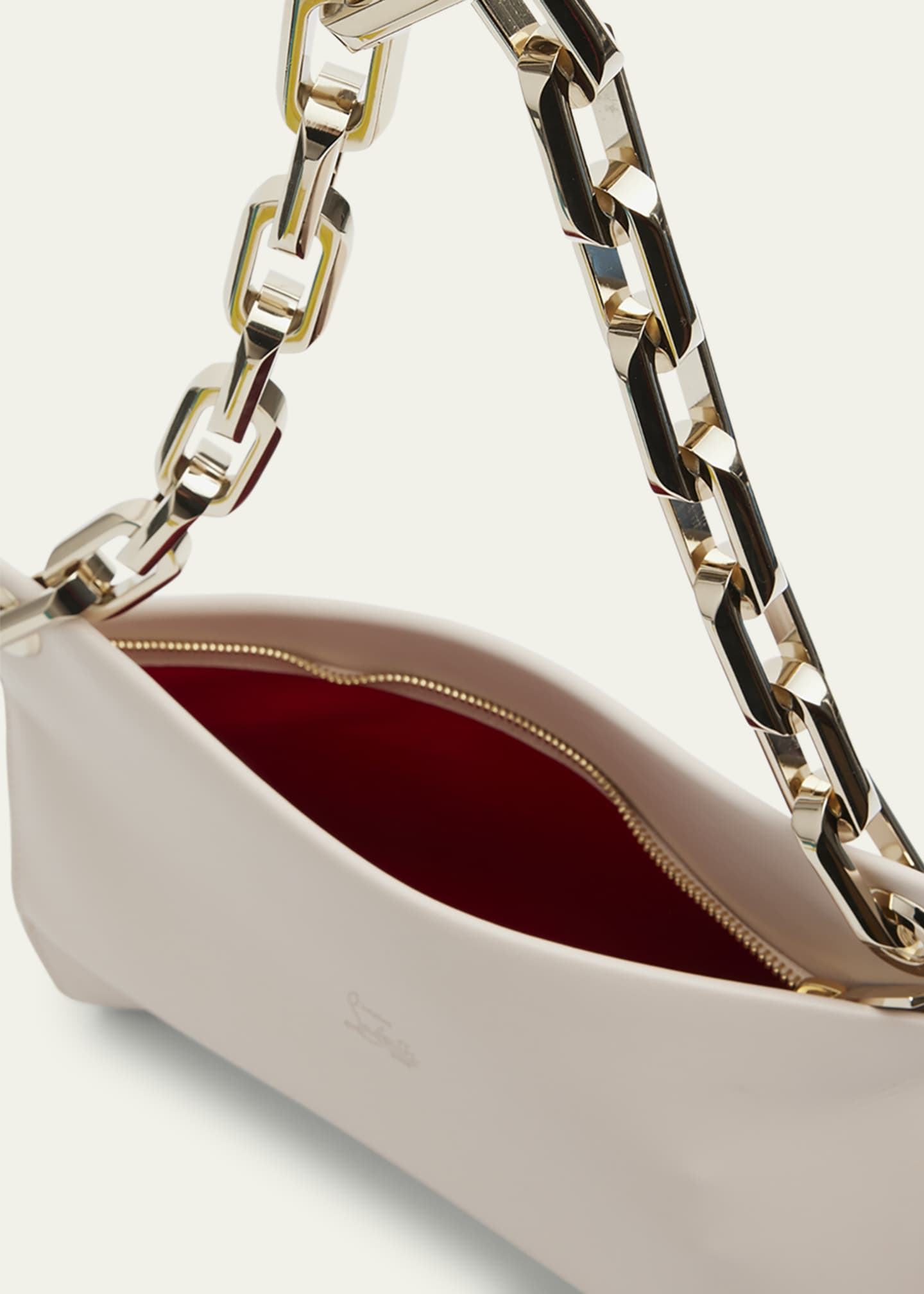 Christian Louboutin Loubitwist Chain Shoulder Bag in Leather Image 4 of 5