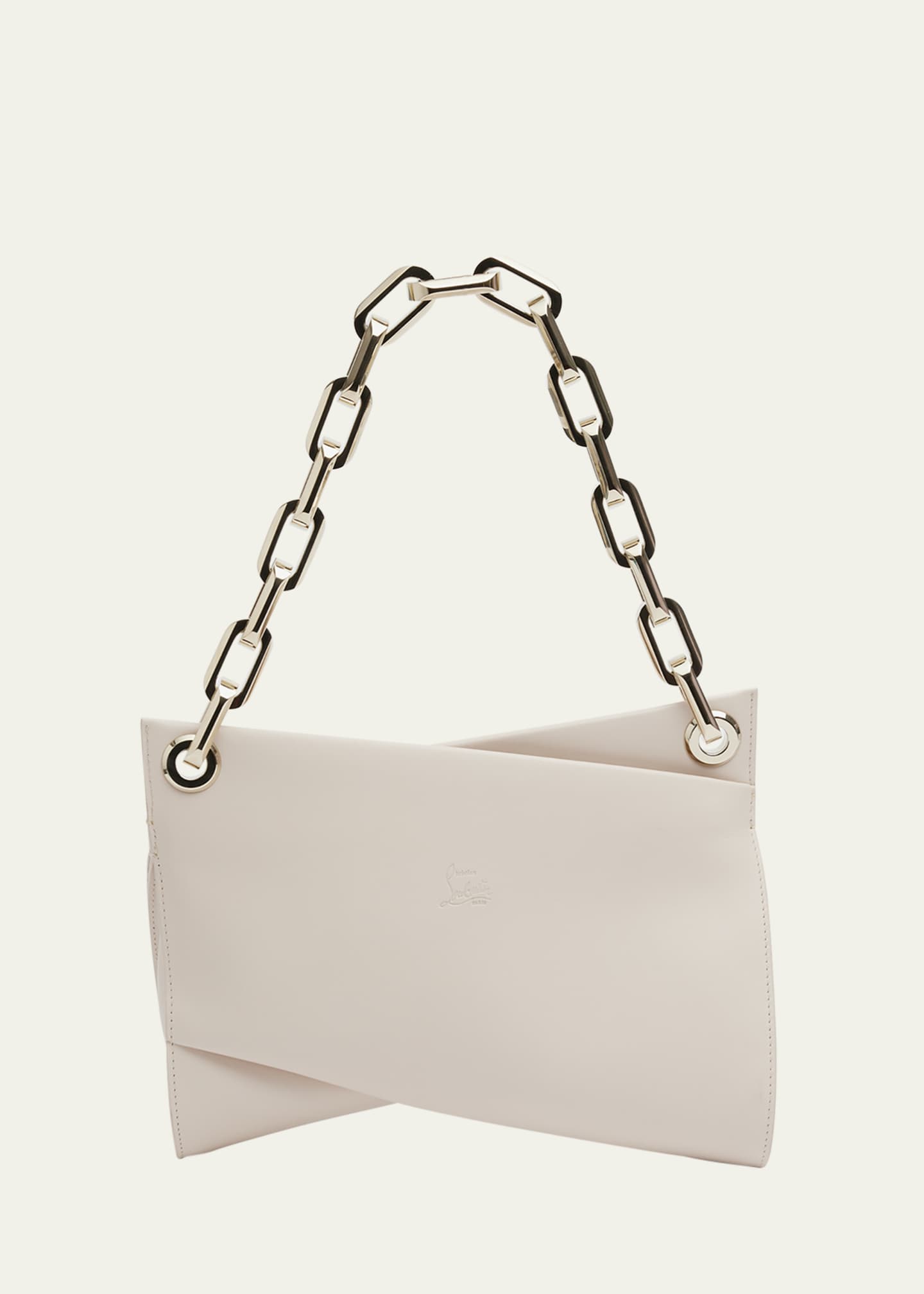 Christian Louboutin Loubitwist Chain Shoulder Bag in Leather Image 1 of 5
