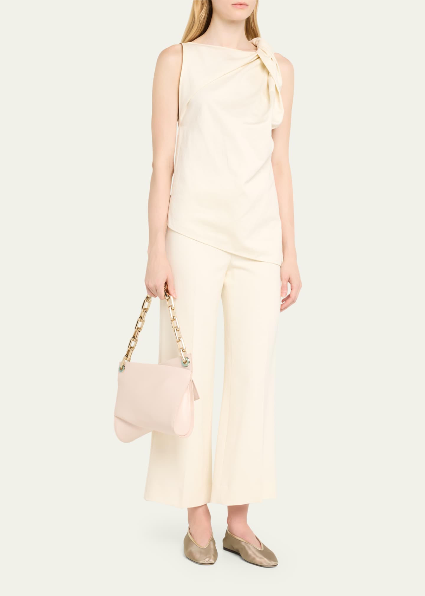 Christian Louboutin Loubitwist Chain Shoulder Bag in Leather Image 5 of 5