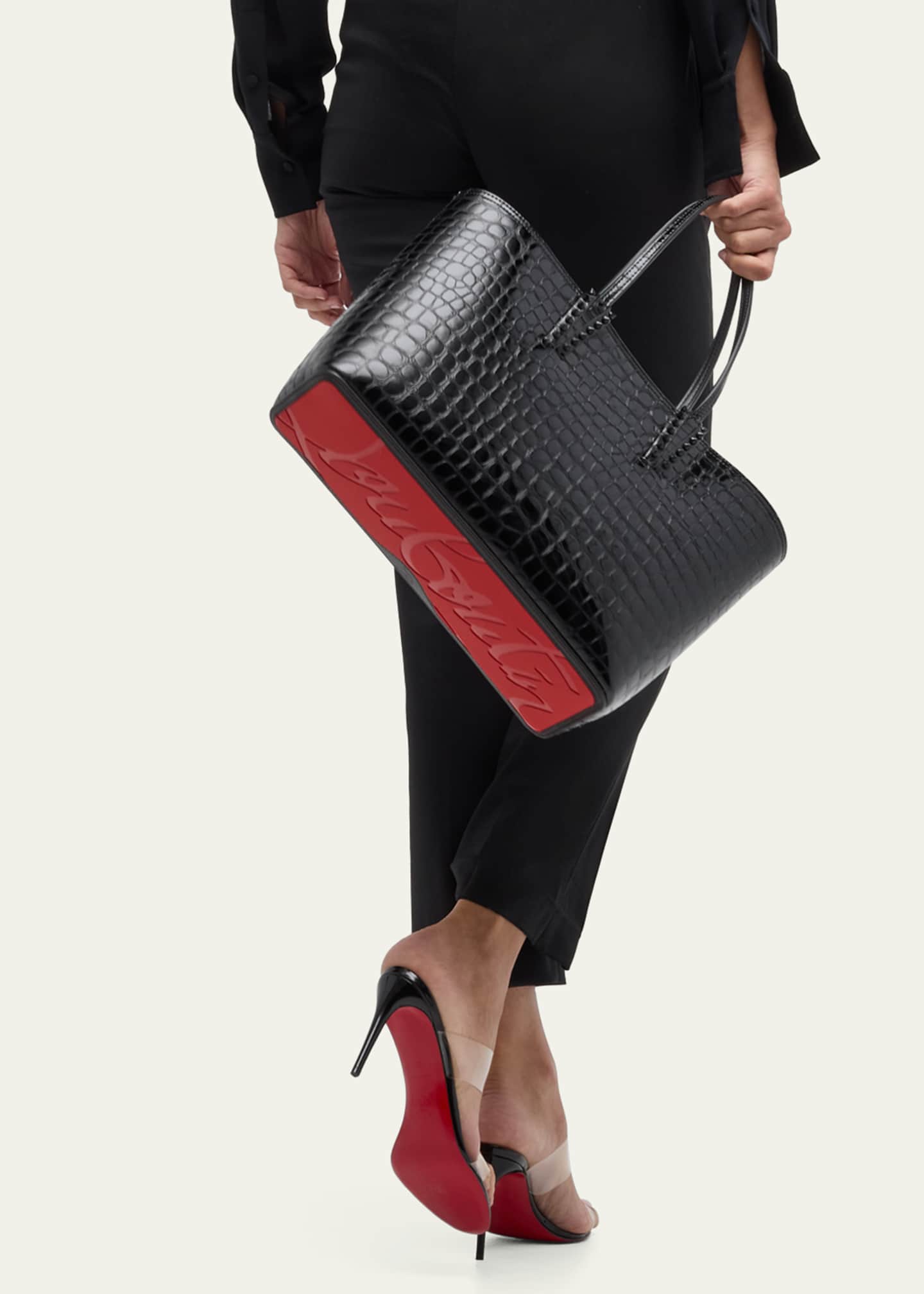 Christian Louboutin Cabata Small in Alligator Embossed Leather Image 5 of 5