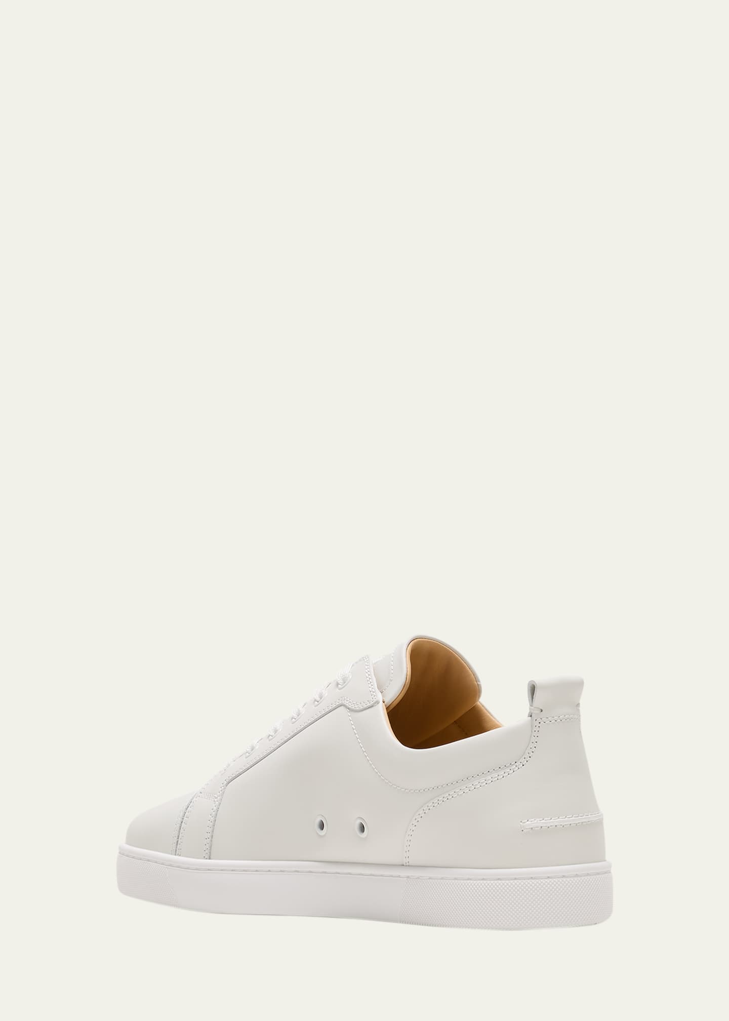 Christian Louboutin Men's Louis Junior Leather Low-Top Sneakers Image 4 of 6