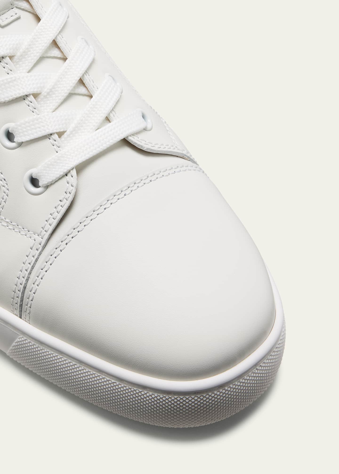 Christian Louboutin Men's Louis Junior Leather Low-Top Sneakers Image 5 of 6
