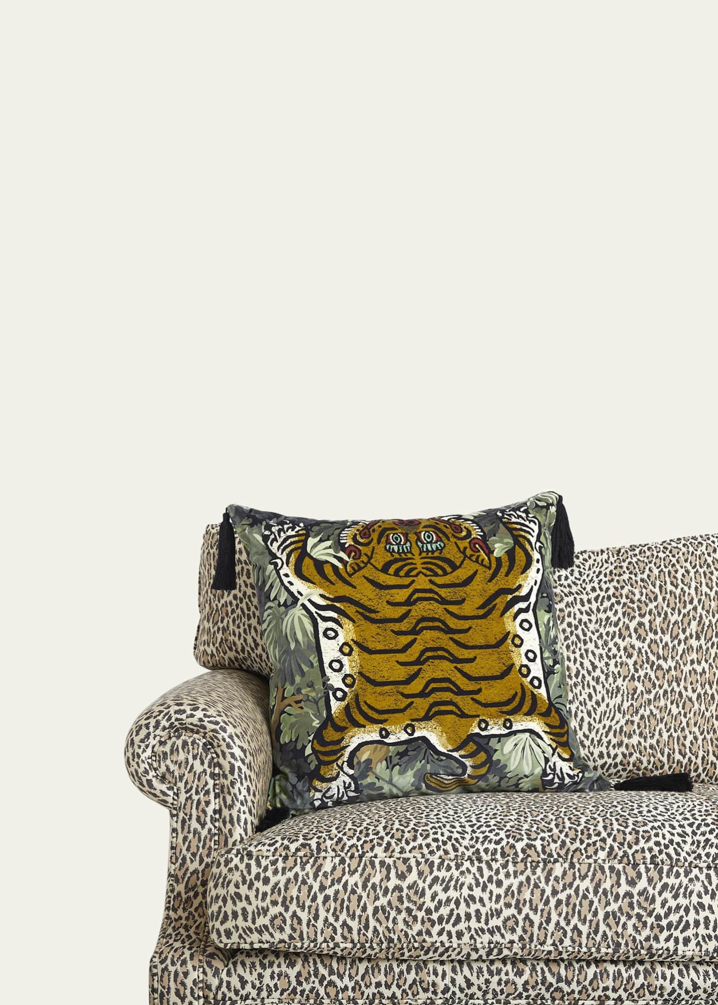 House of Hackney Saber 24" Tassel Velvet Cushion, Foris Bergdorf Goodman