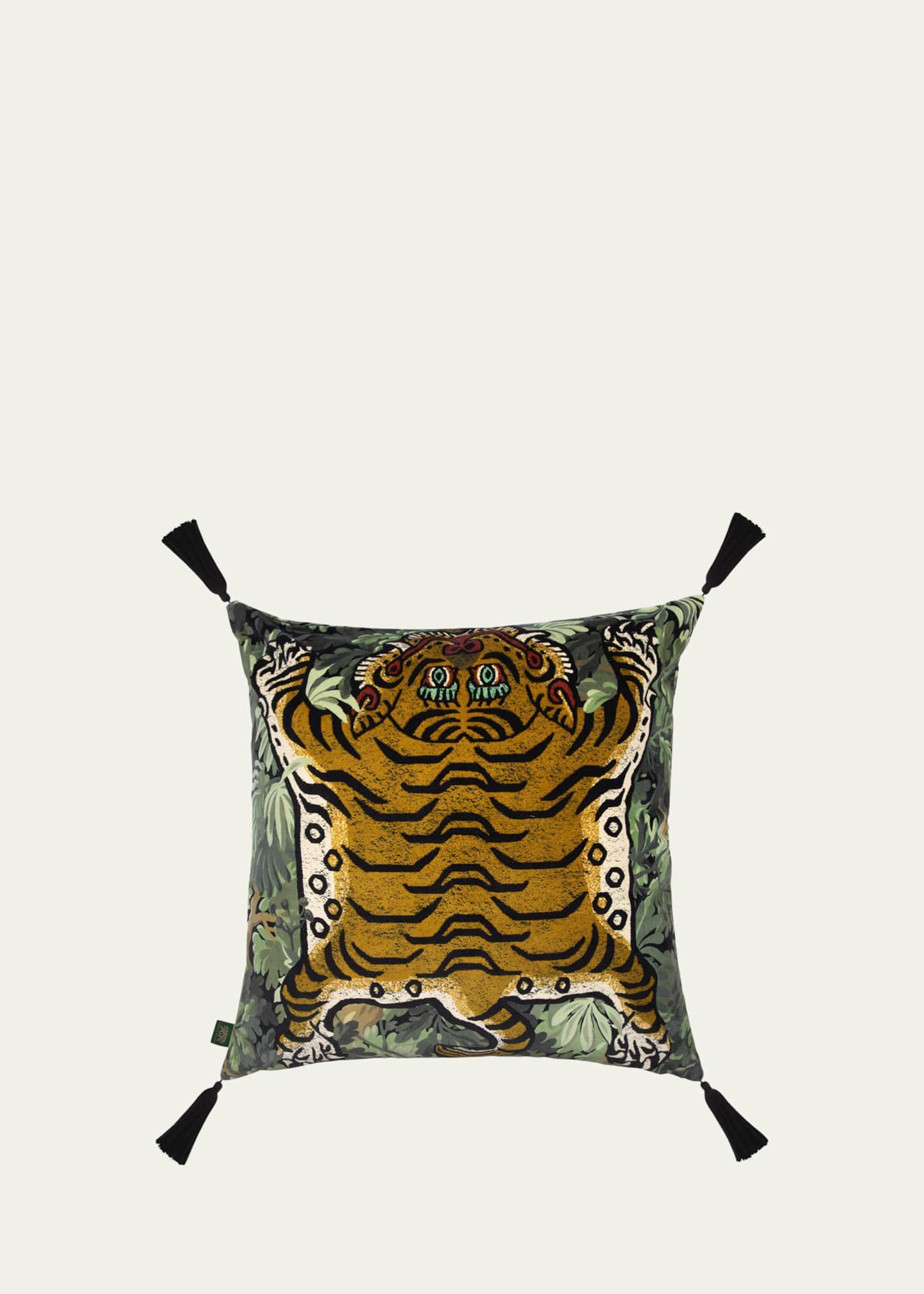 House of Hackney Saber 24" Tassel Velvet Cushion, Foris Bergdorf Goodman