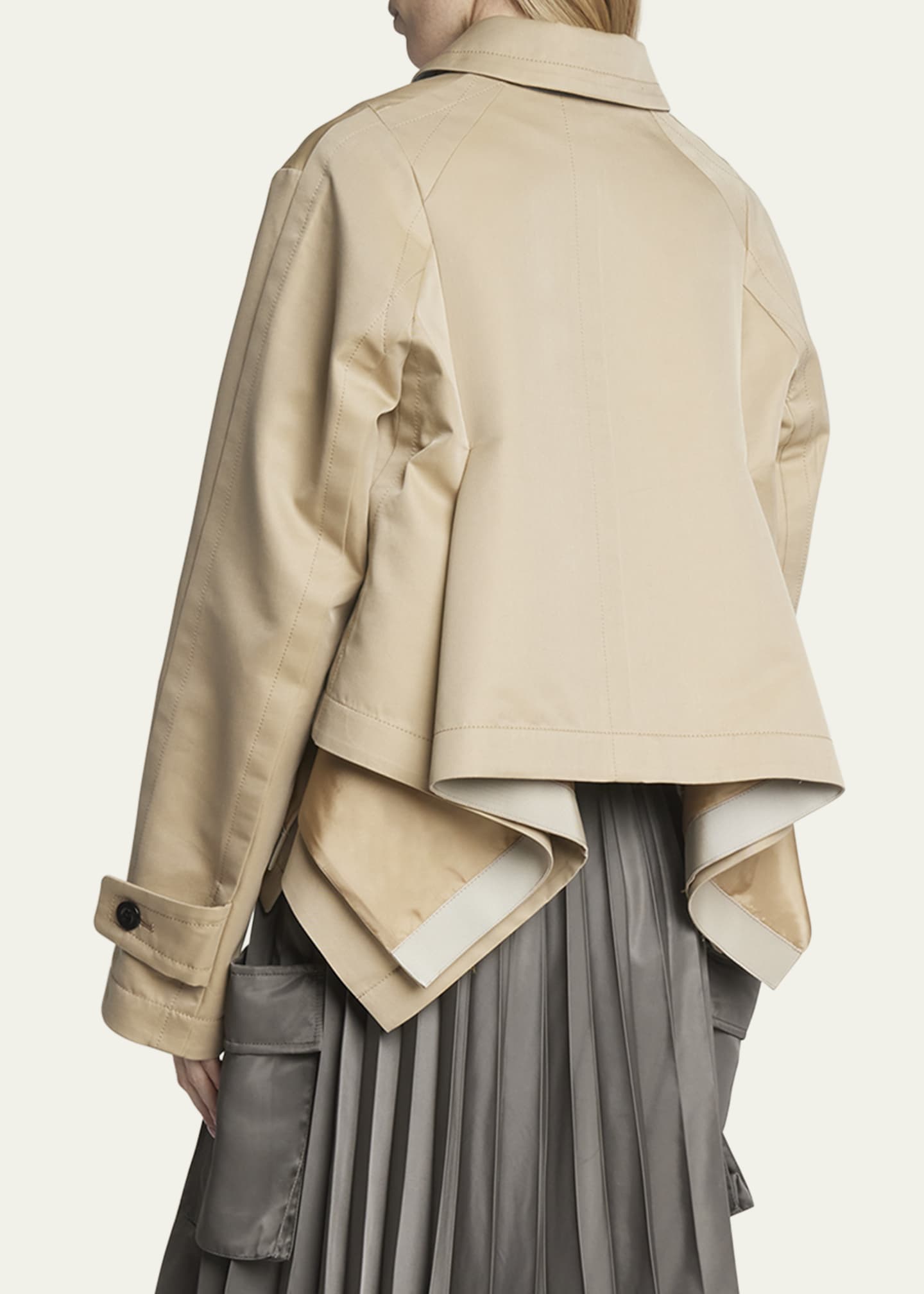 Sacai trench coat best sale