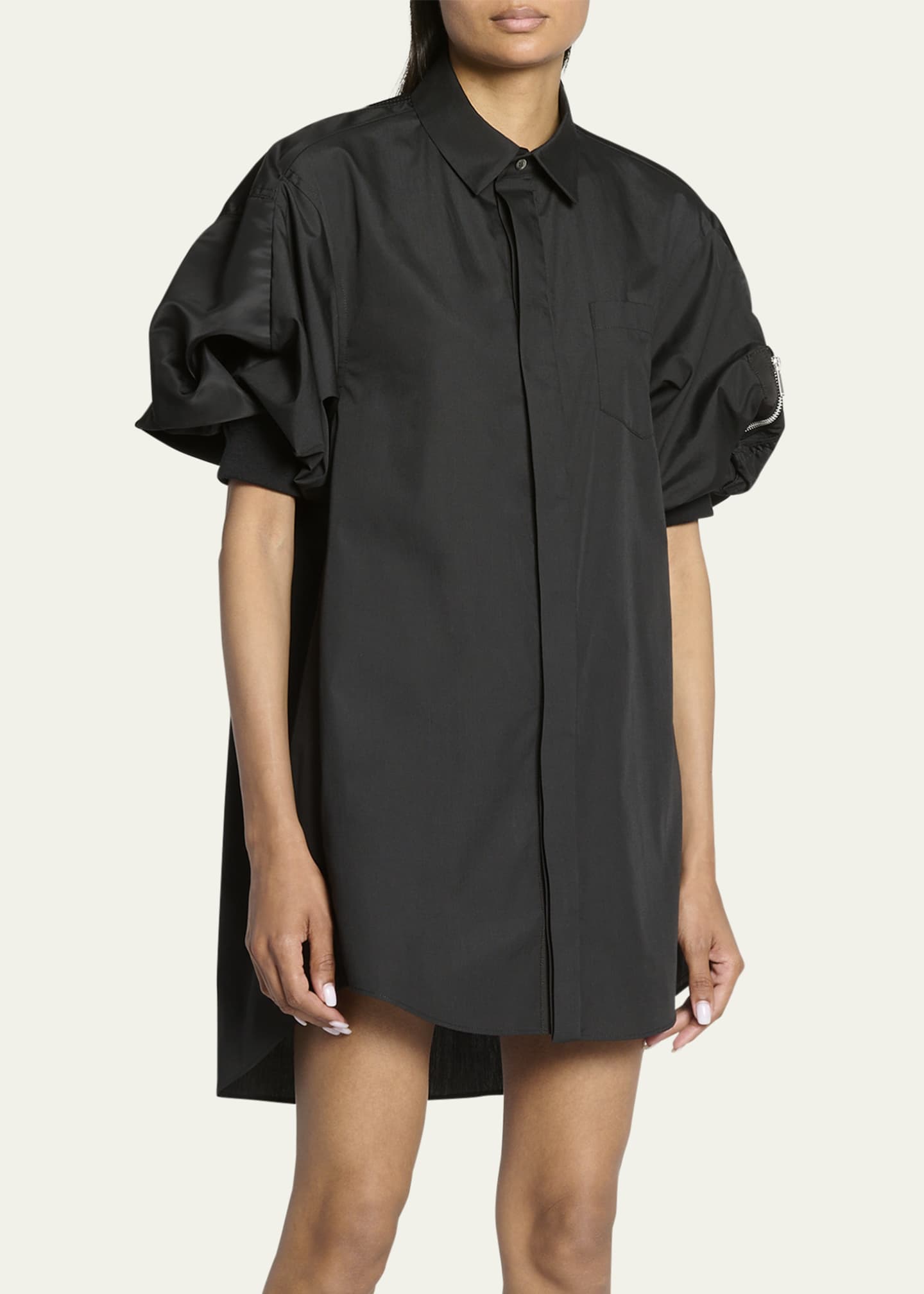 Sacai hot sale sweatshirt dress