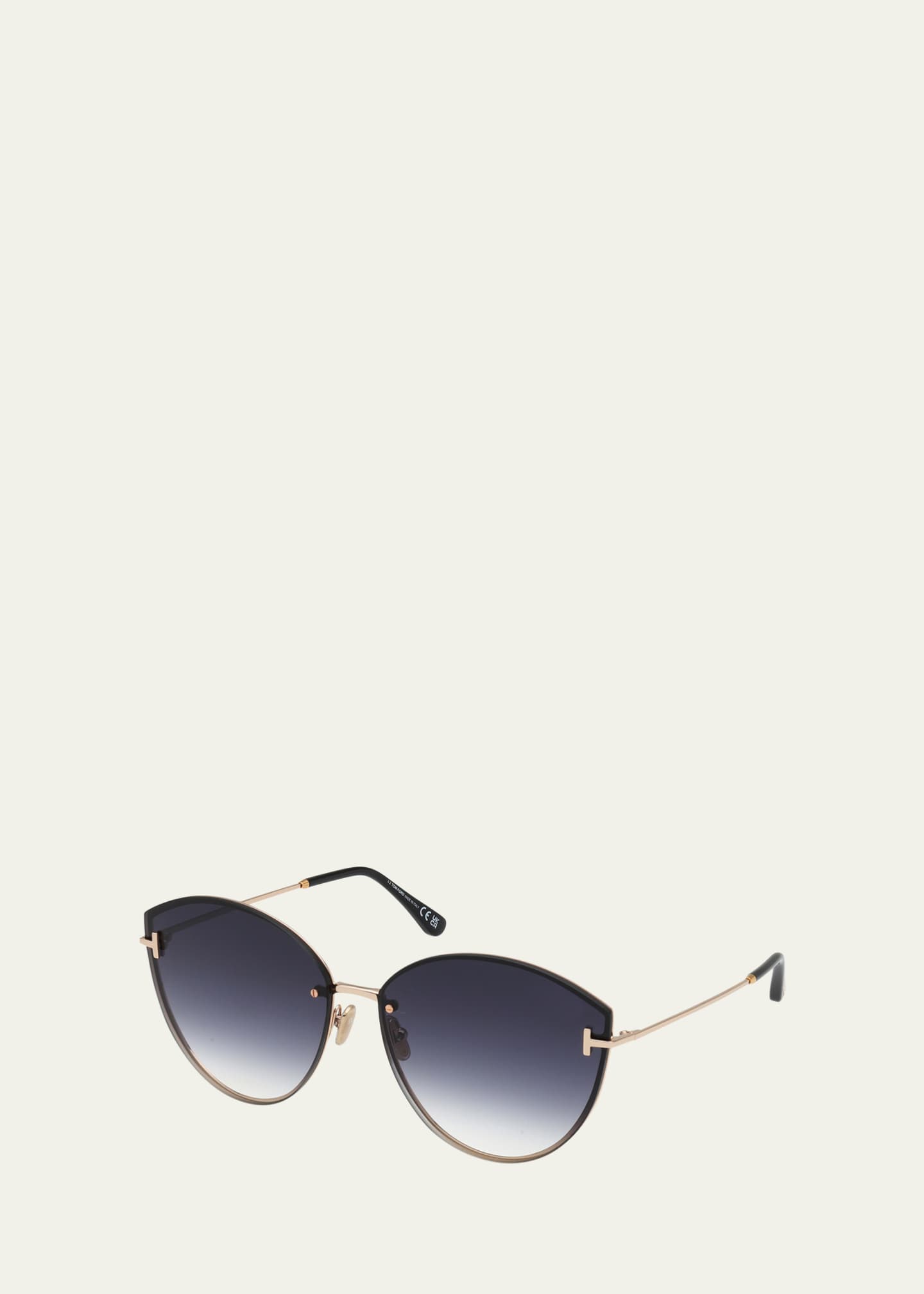 TOM FORD Evangeline Metal Cat-Eye Sunglasses - Bergdorf Goodman