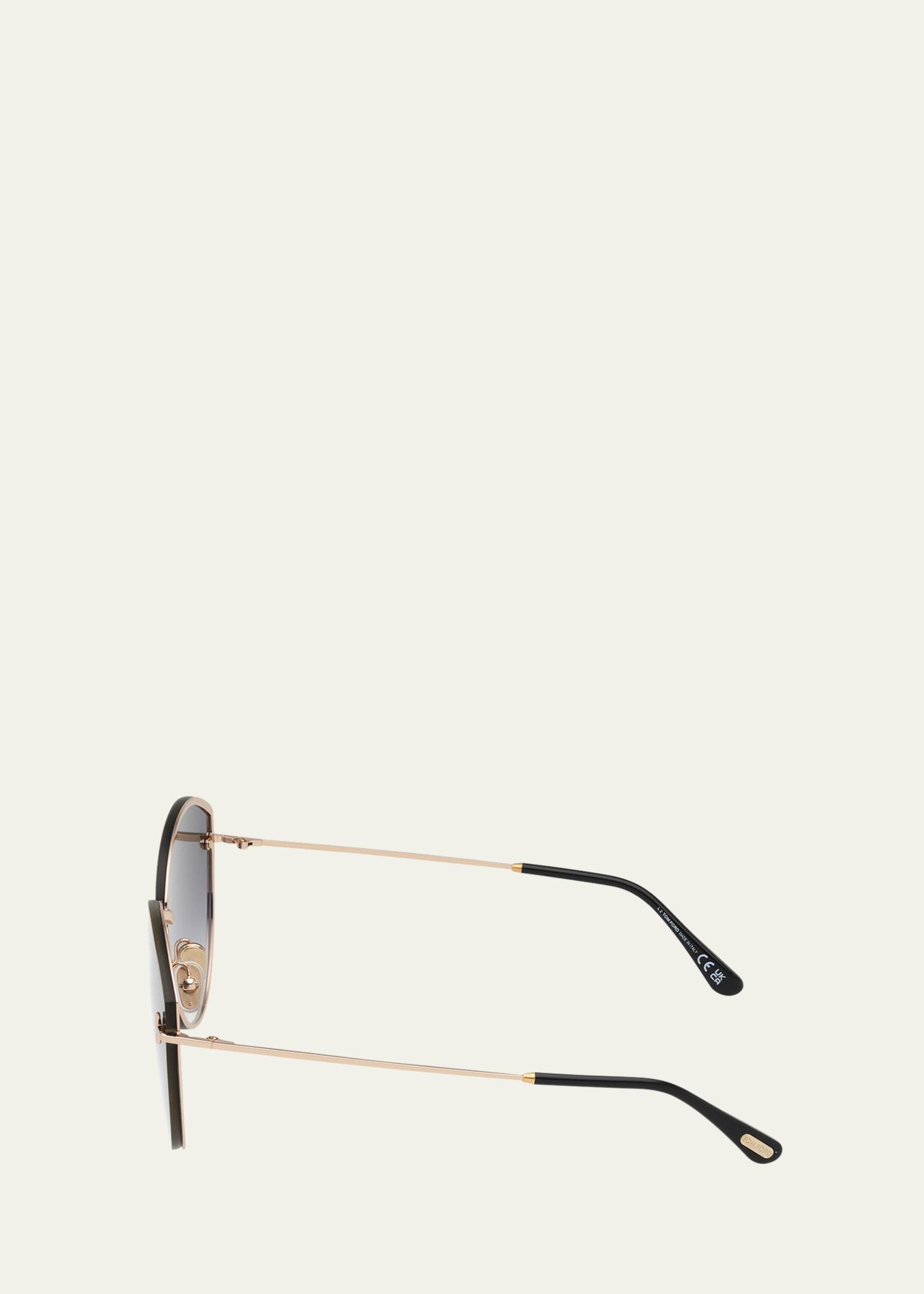 TOM FORD Evangeline Metal Cat-Eye Sunglasses - Bergdorf Goodman