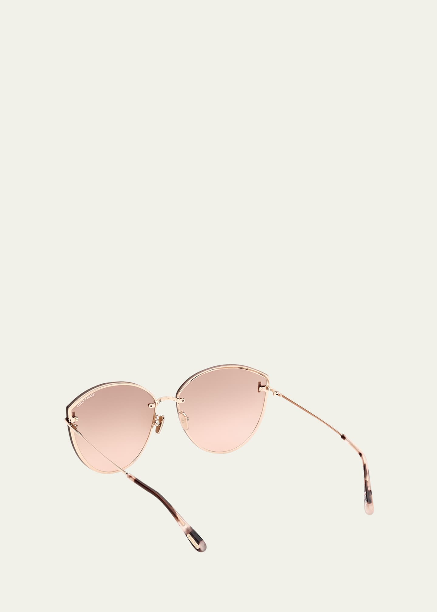 TOM FORD Evangeline Metal Cat-Eye Sunglasses Image 2 of 5