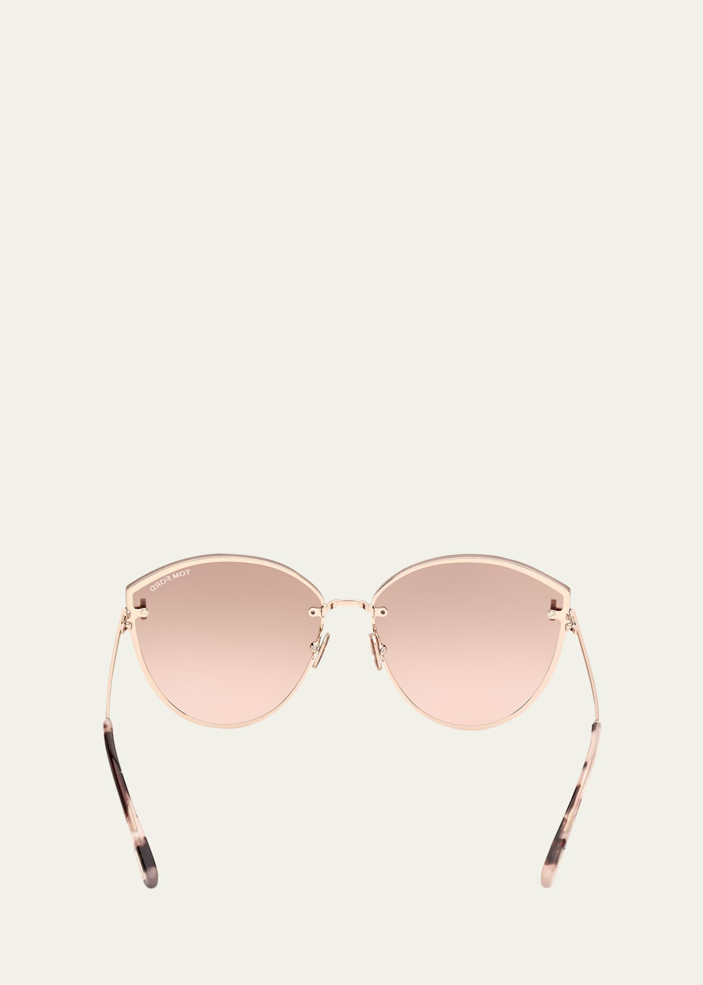 TOM FORD Evangeline Metal Cat-Eye Sunglasses Image 5 of 5