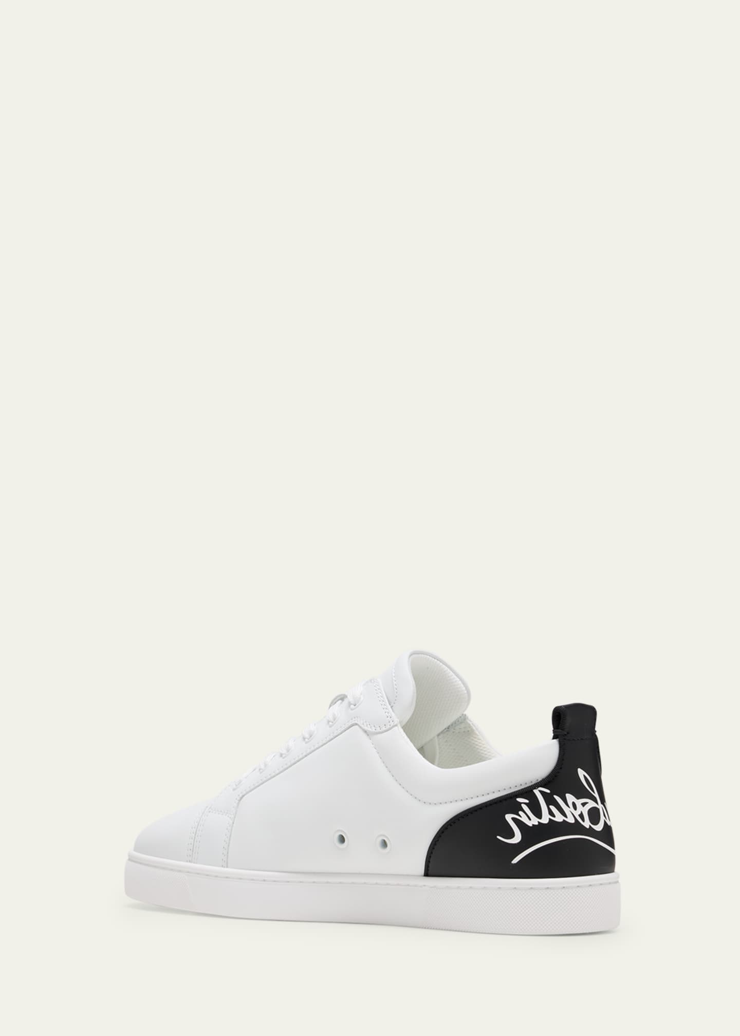 ChristianLouboutinロートップスニーカー FunLouisJunior レザー Christian Louboutin Men's Fun Louis Junior Low-Top Leather