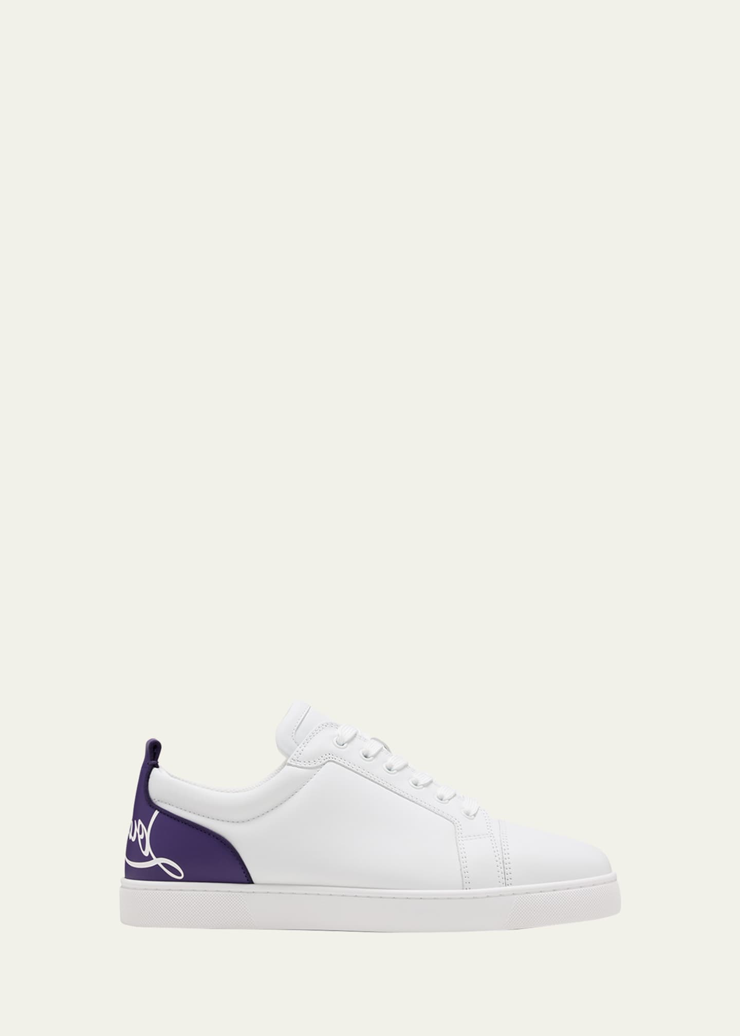 Men's white low louboutins shop